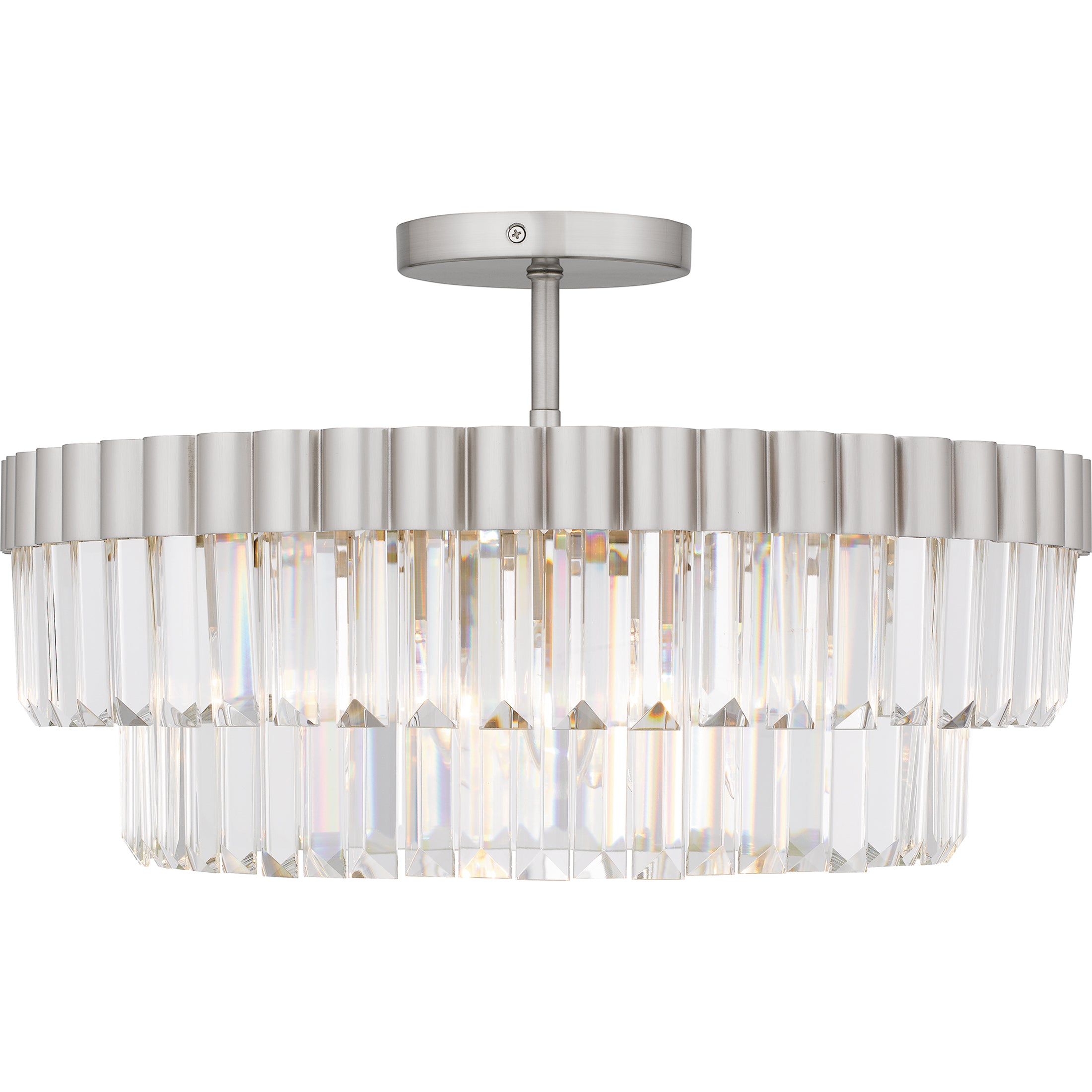 Quoizel Starlight Semi-Flush stropní svítidlo černé lesklé