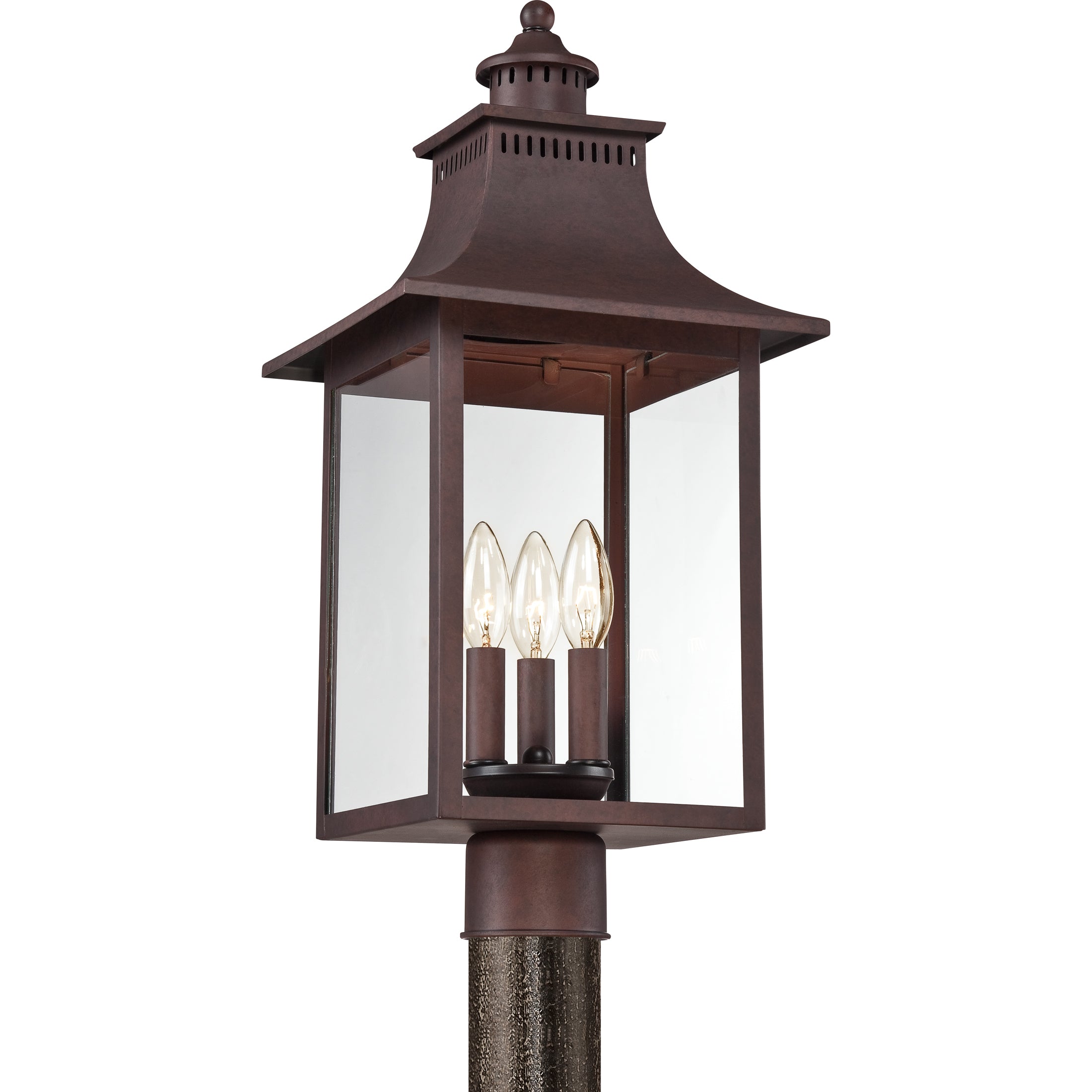 Quoizel Chancellor sloupová lampa Mystic Black