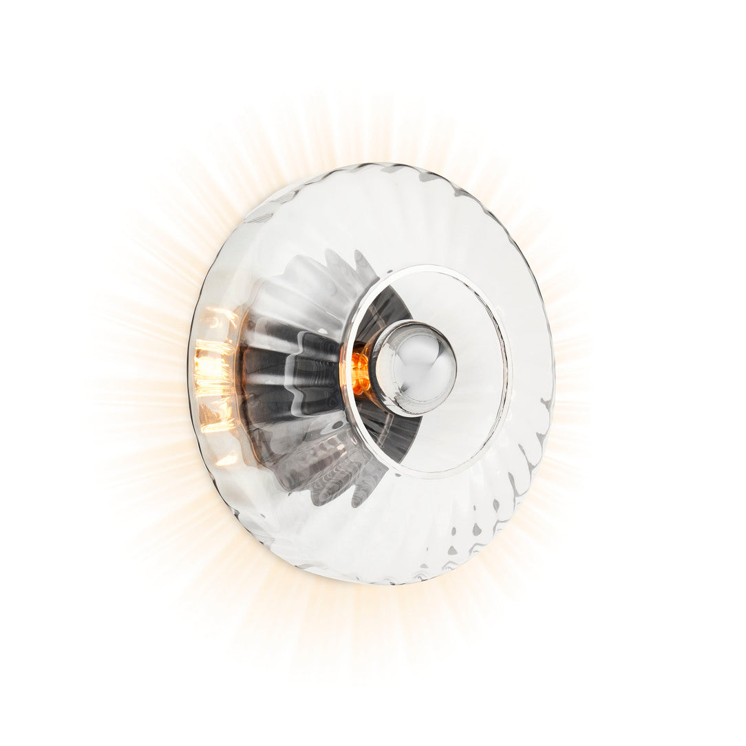DESIGN BY US New Wave Optic Wall nástěnná lampa vlnité sklo