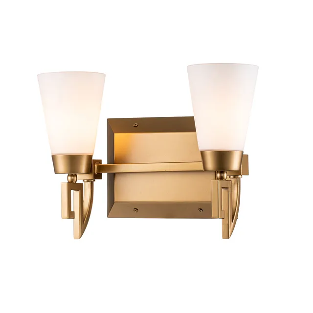 Gilded Nola Lemuria 2 Light koupelnové svítidlo zlaté
