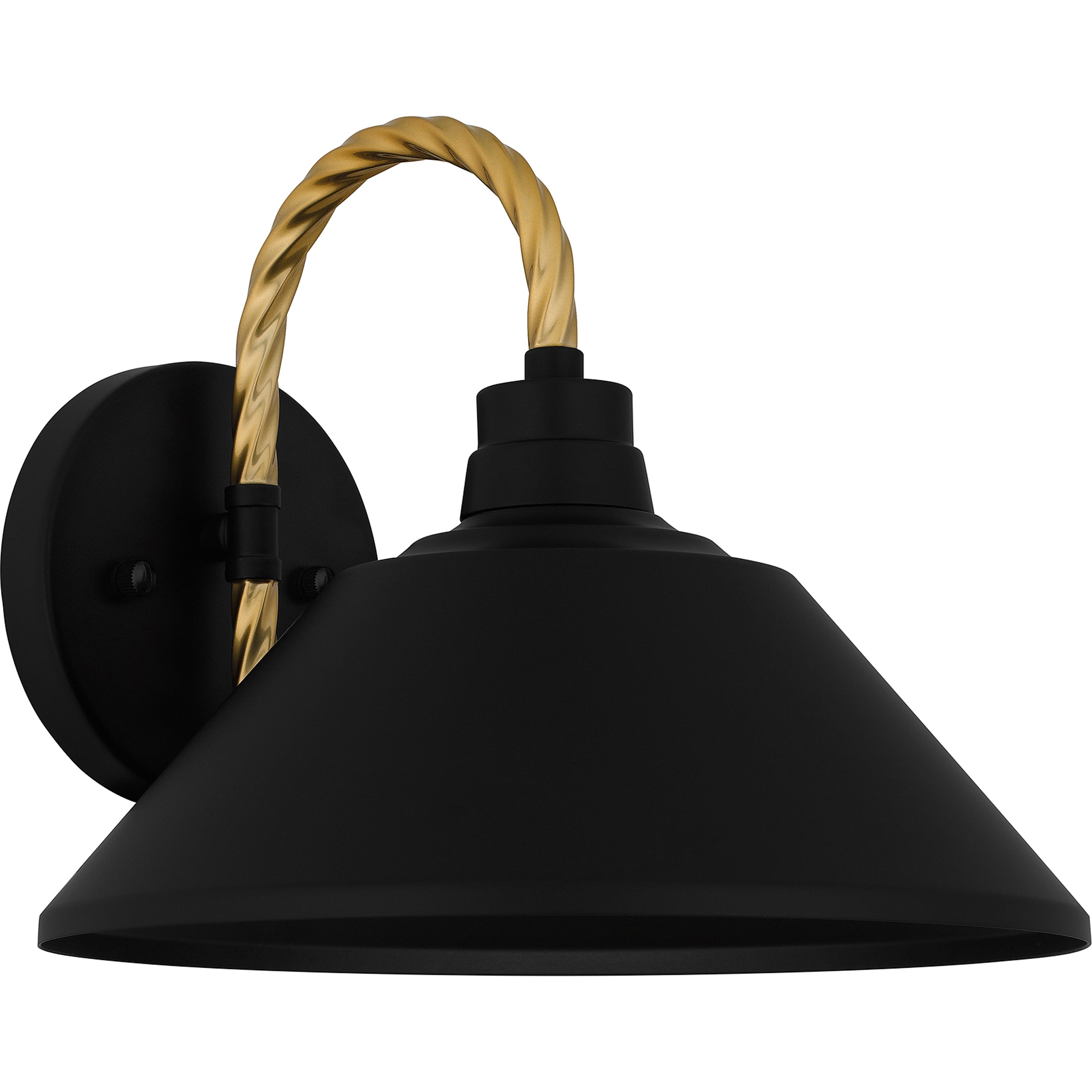 Quoizel Longshore venkovní svítidlo Matte Black 12"