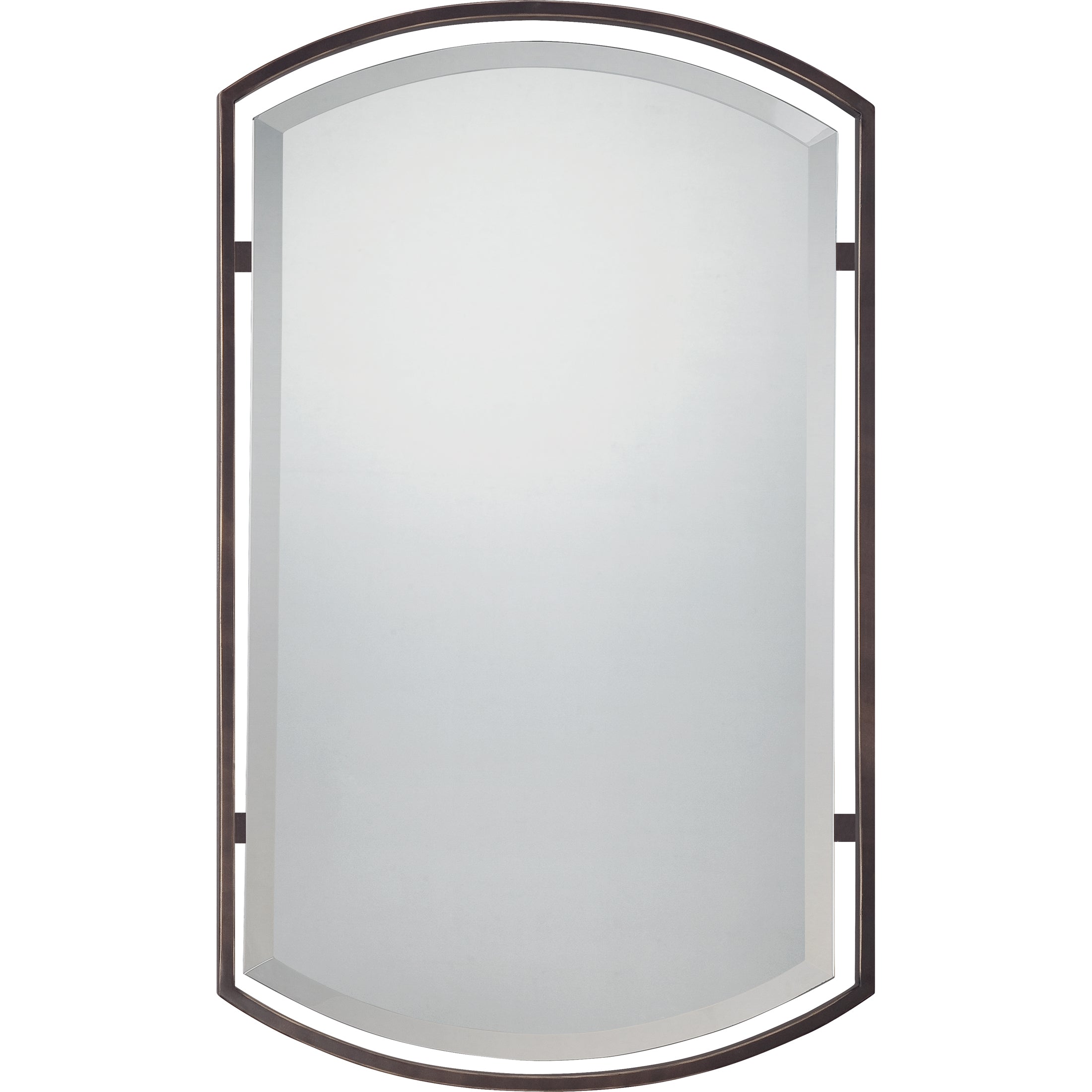 Quoizel Breckenridge Mirror zrcadlo kartáčovaný nikl zkosené