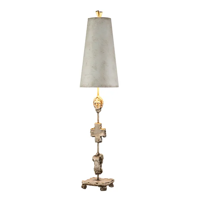 Gilded Nola Fragment stolní lampa kostní bílá