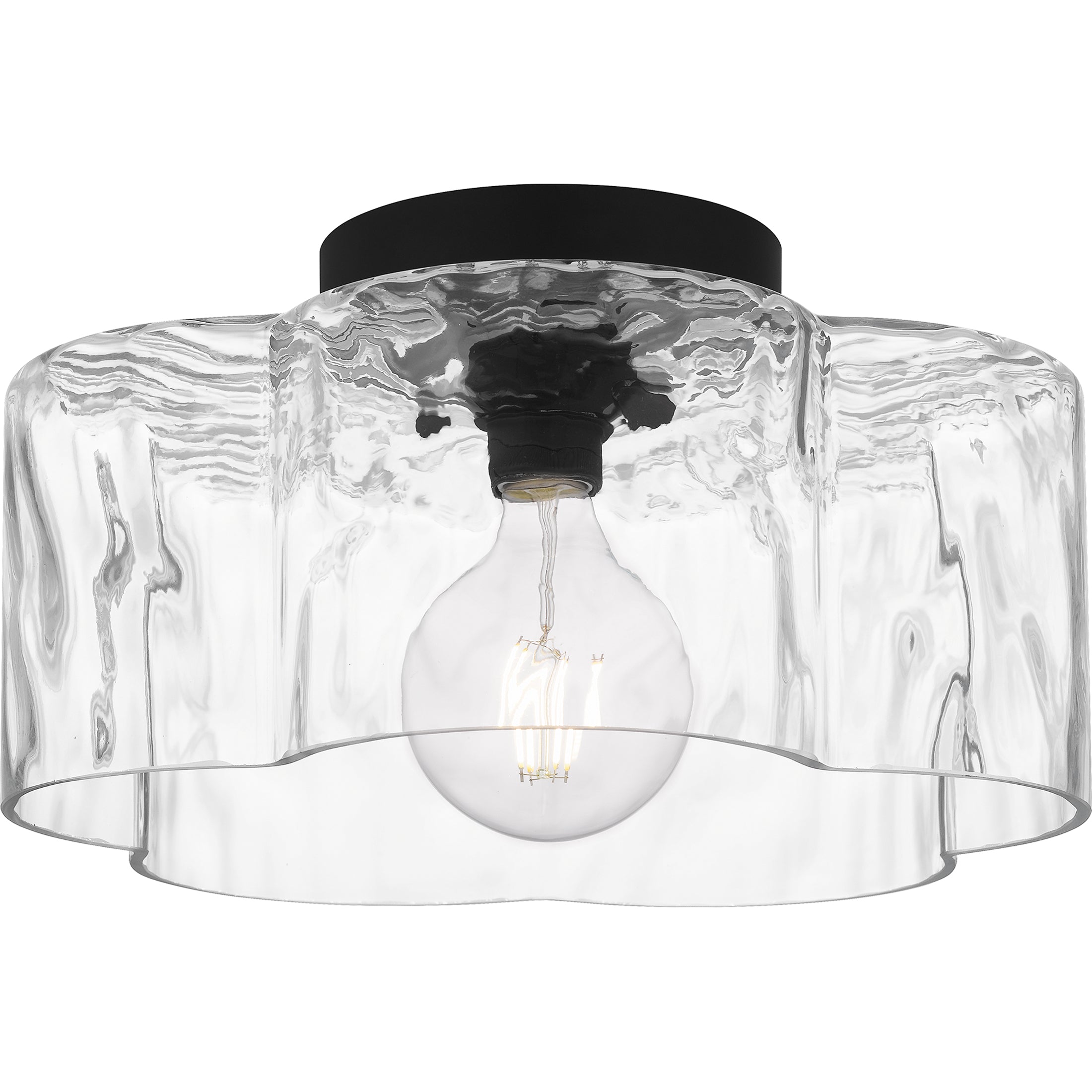Quoizel Lilly Semi-Flush stropní svítidlo černé