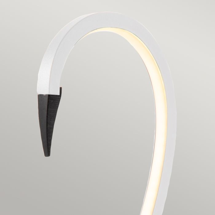 Gilded Nola Flamingo LED stolní lampa bílá