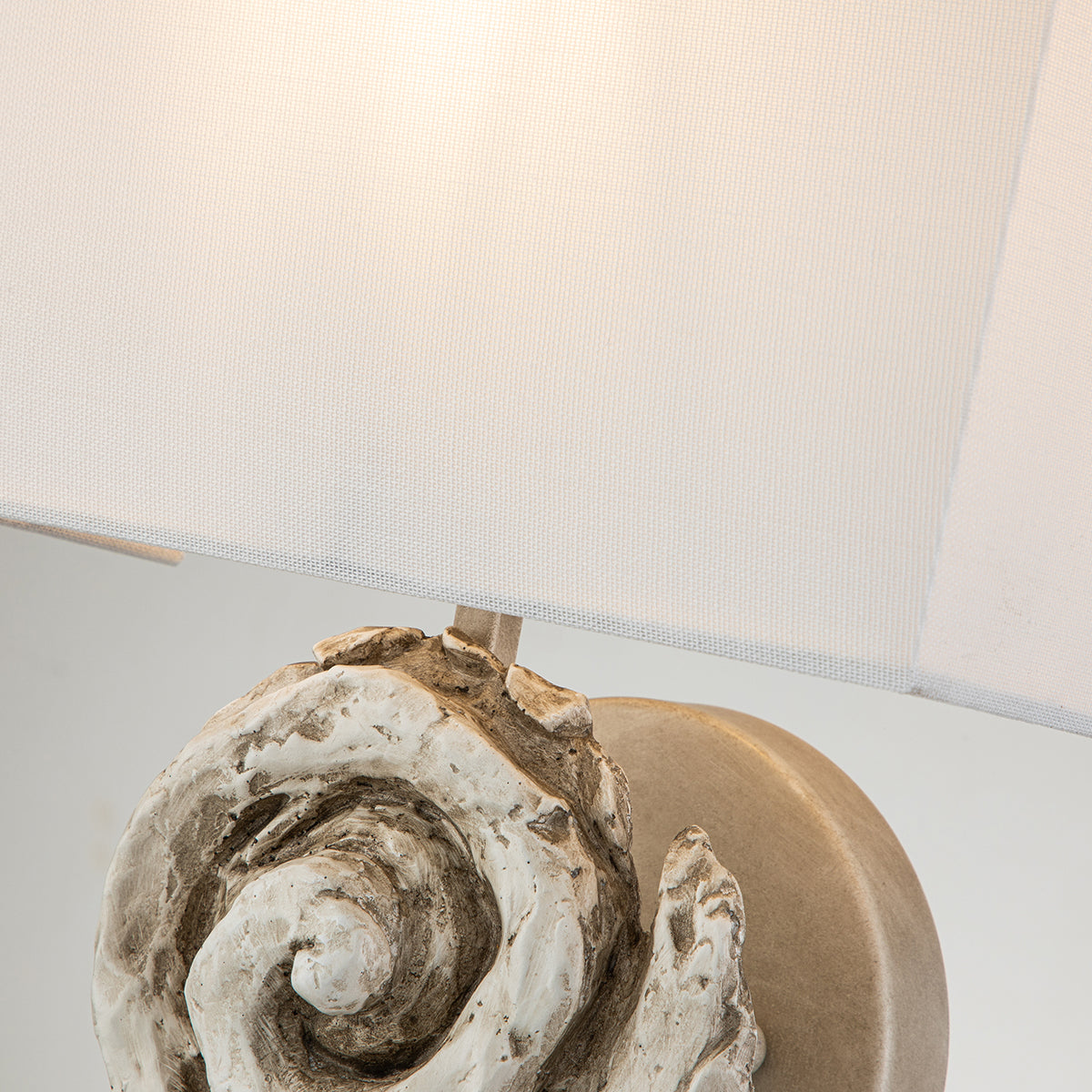 Gilded Nola Swirl Large nástěnné svítídlo Bone