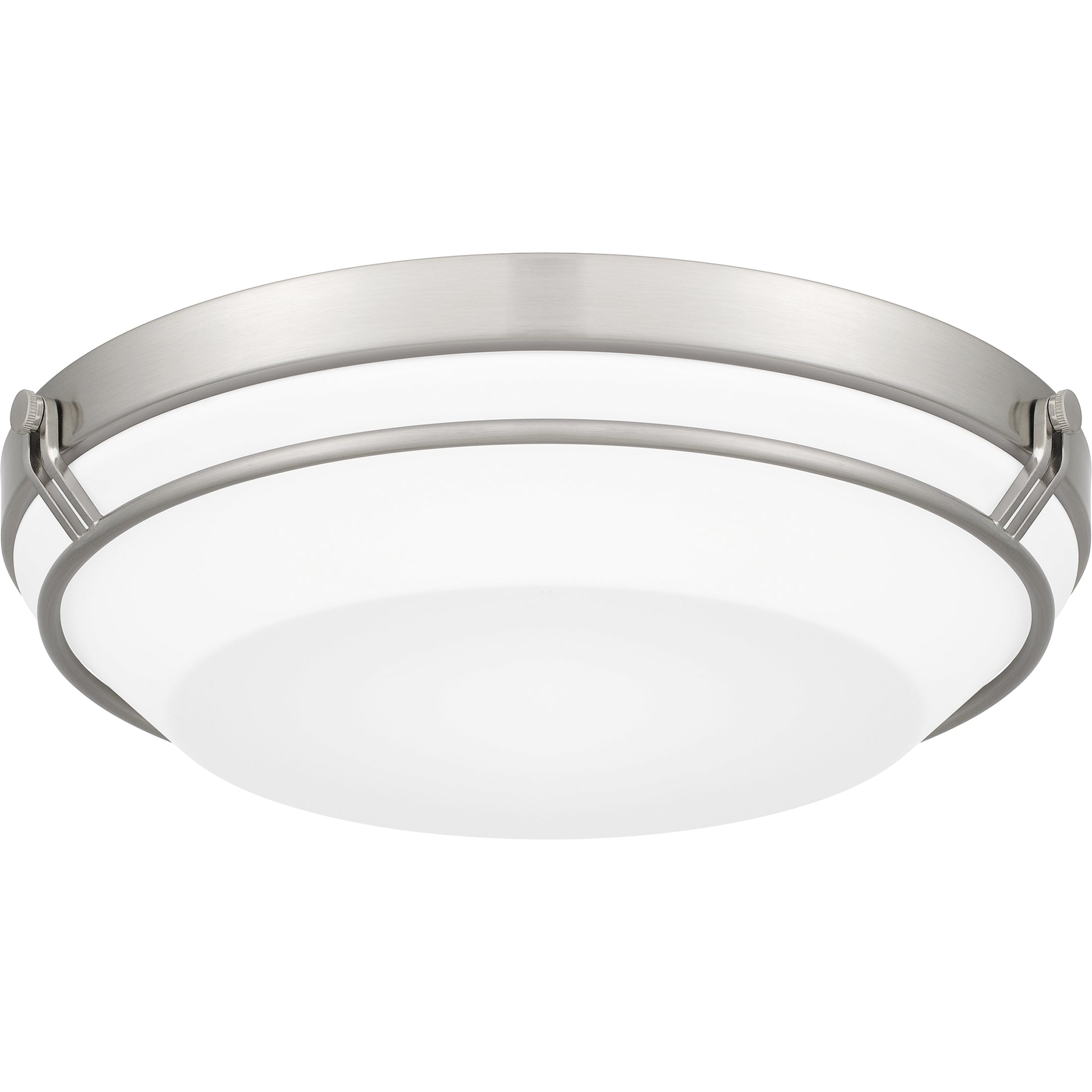 Quoizel Dunbar Flush Mount stropnice kartáčovaný nikl LED