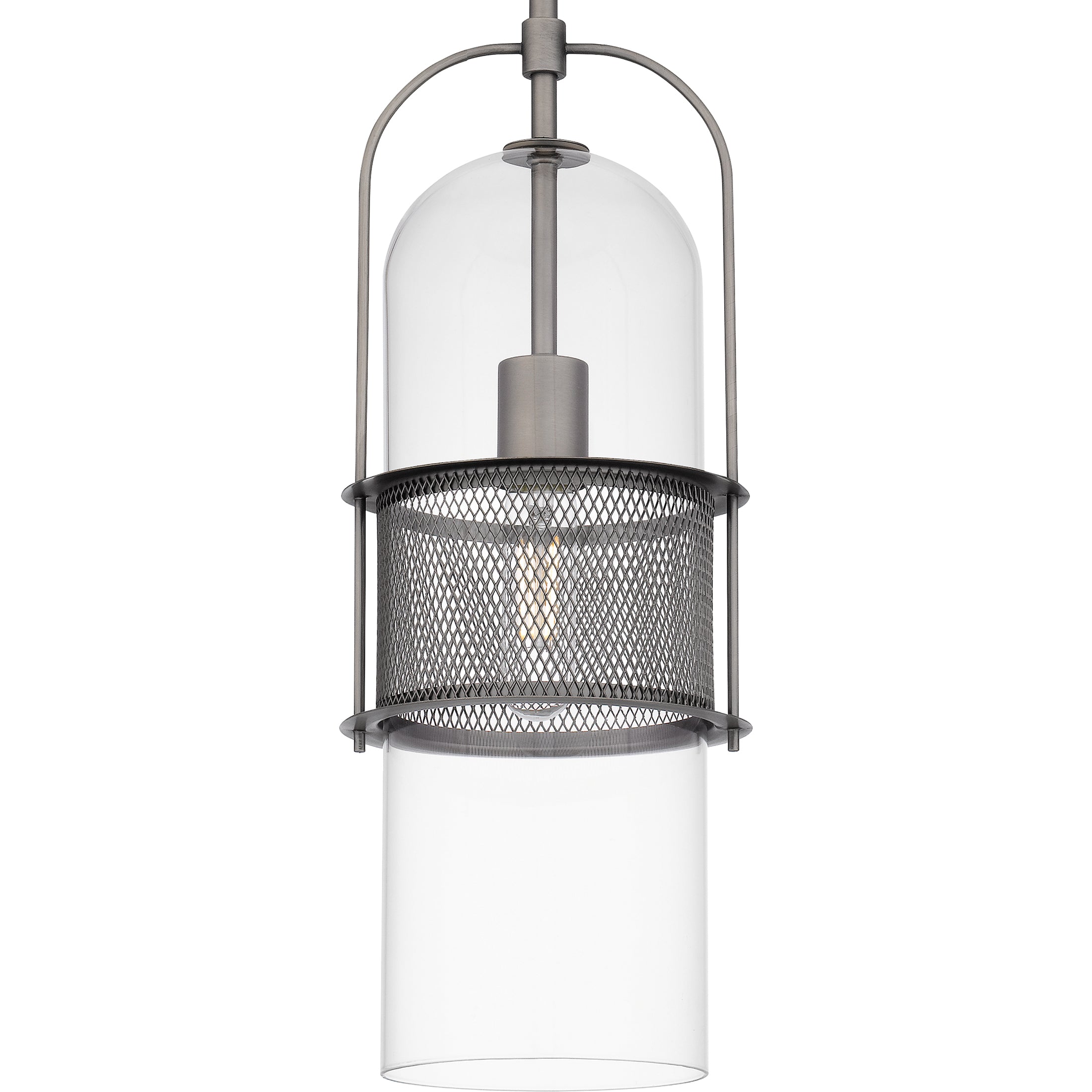 Quoizel Soffer Mini Pendant závěsné svítidlo Antique Nickel