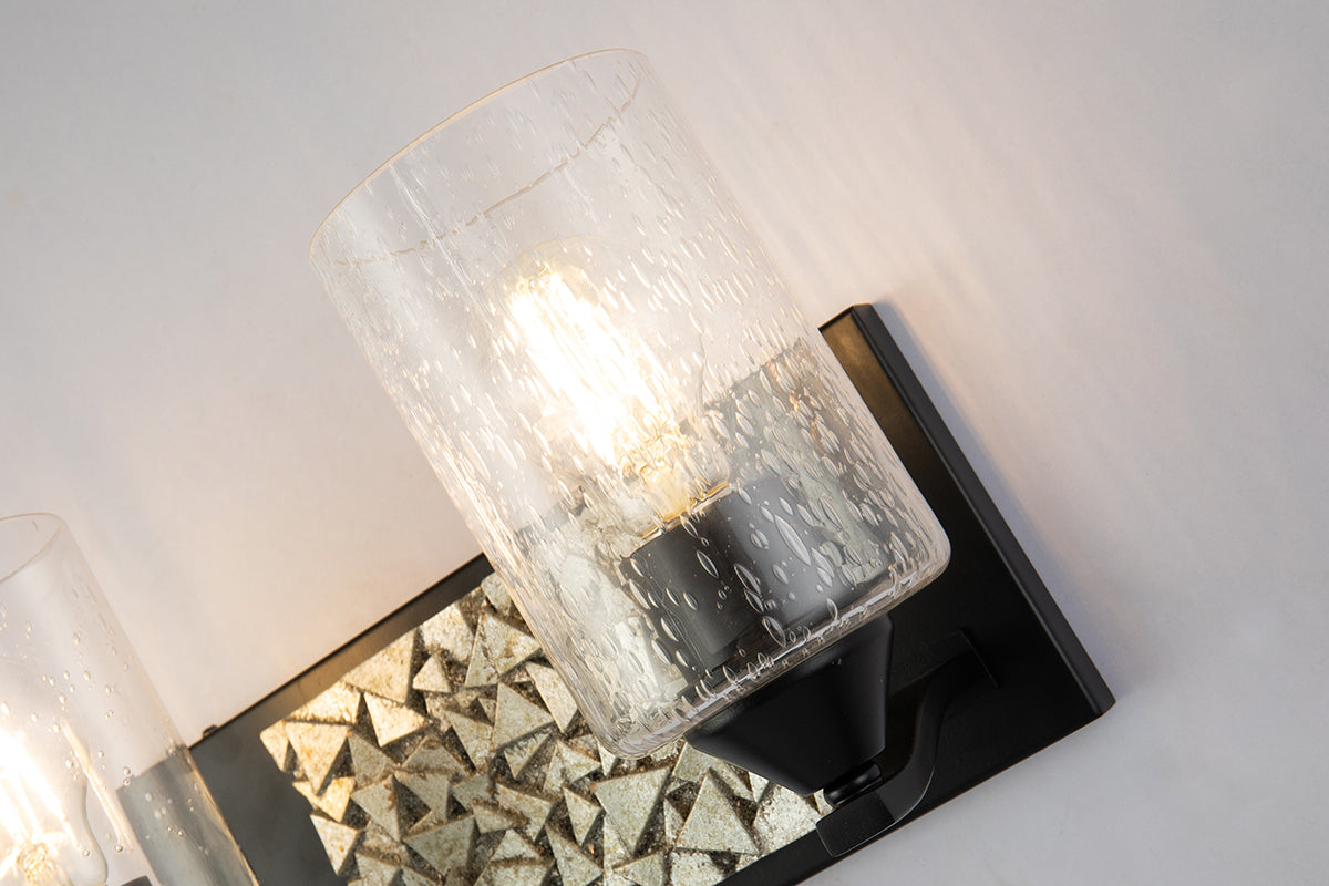 Gilded Nola Bocage 2 Light Bath Bar svítídlo černé 2světlo