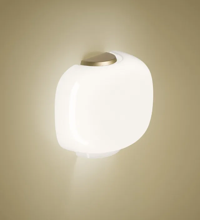 Foscarini Chouchin Semi nástěnné svítidlo sklo teplé