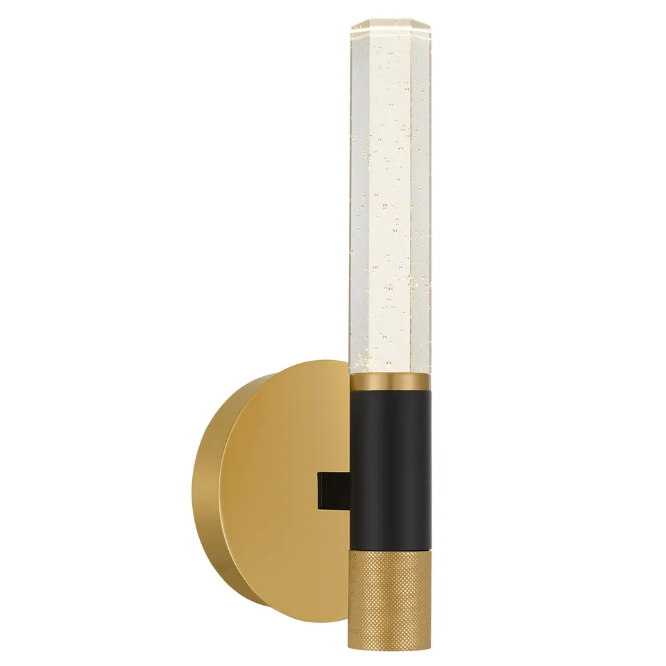 Quoizel Davies Wall Sconce nástěnné svítidlo broušená zlatá LED