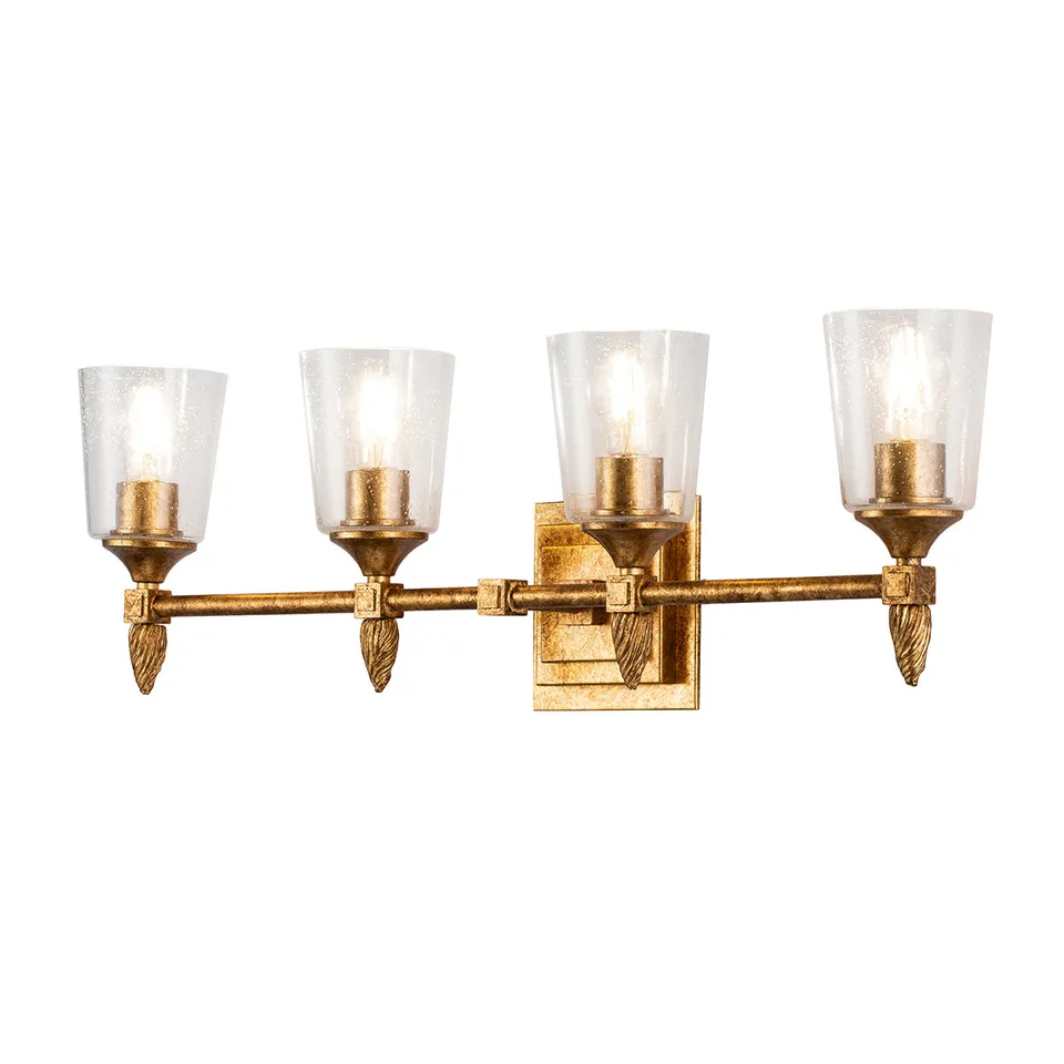 Gilded Nola Vetiver 4 Light koupelnové svítidlo zlaté