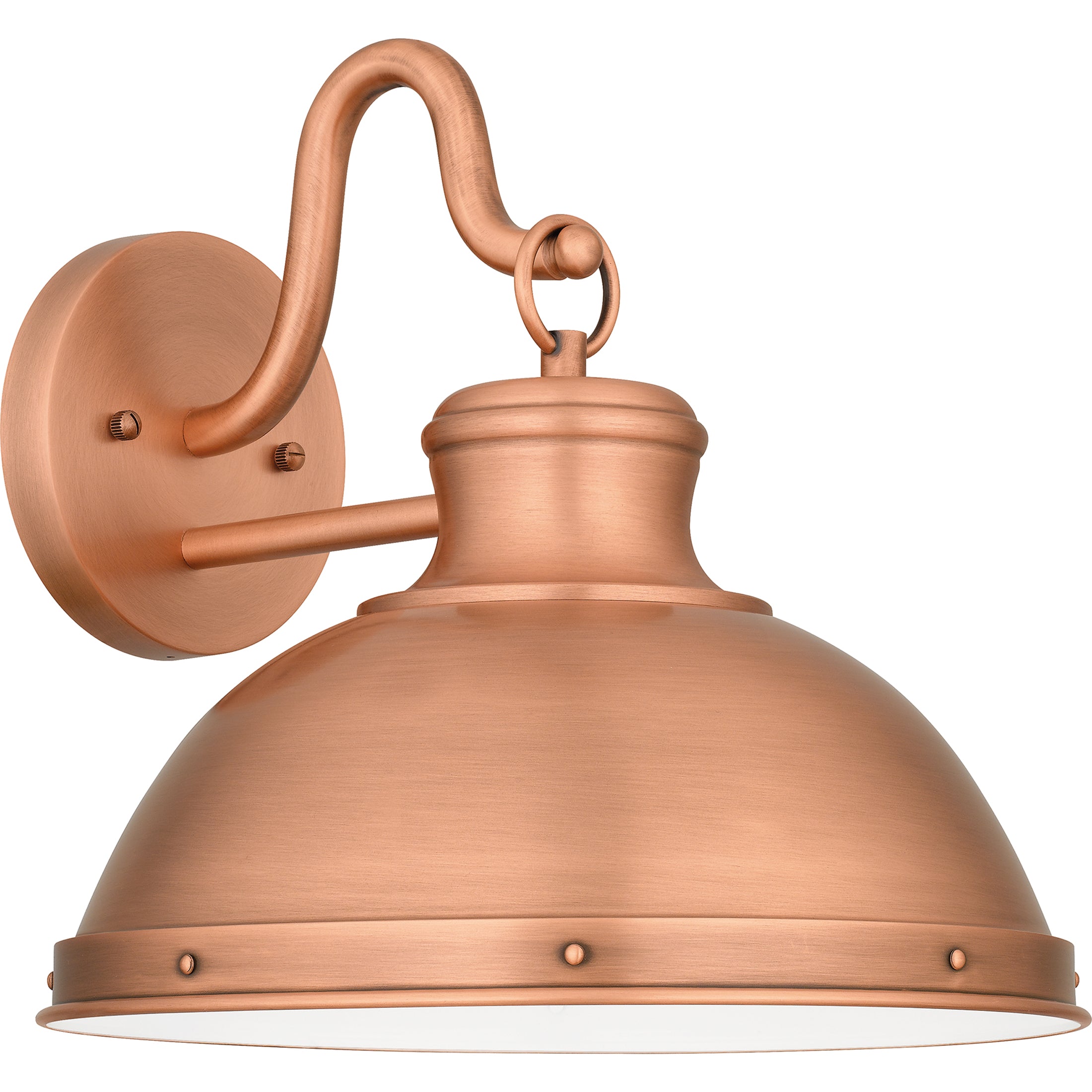 Quoizel Jameson nástěnná lucerna 11.75" Aged Copper měď