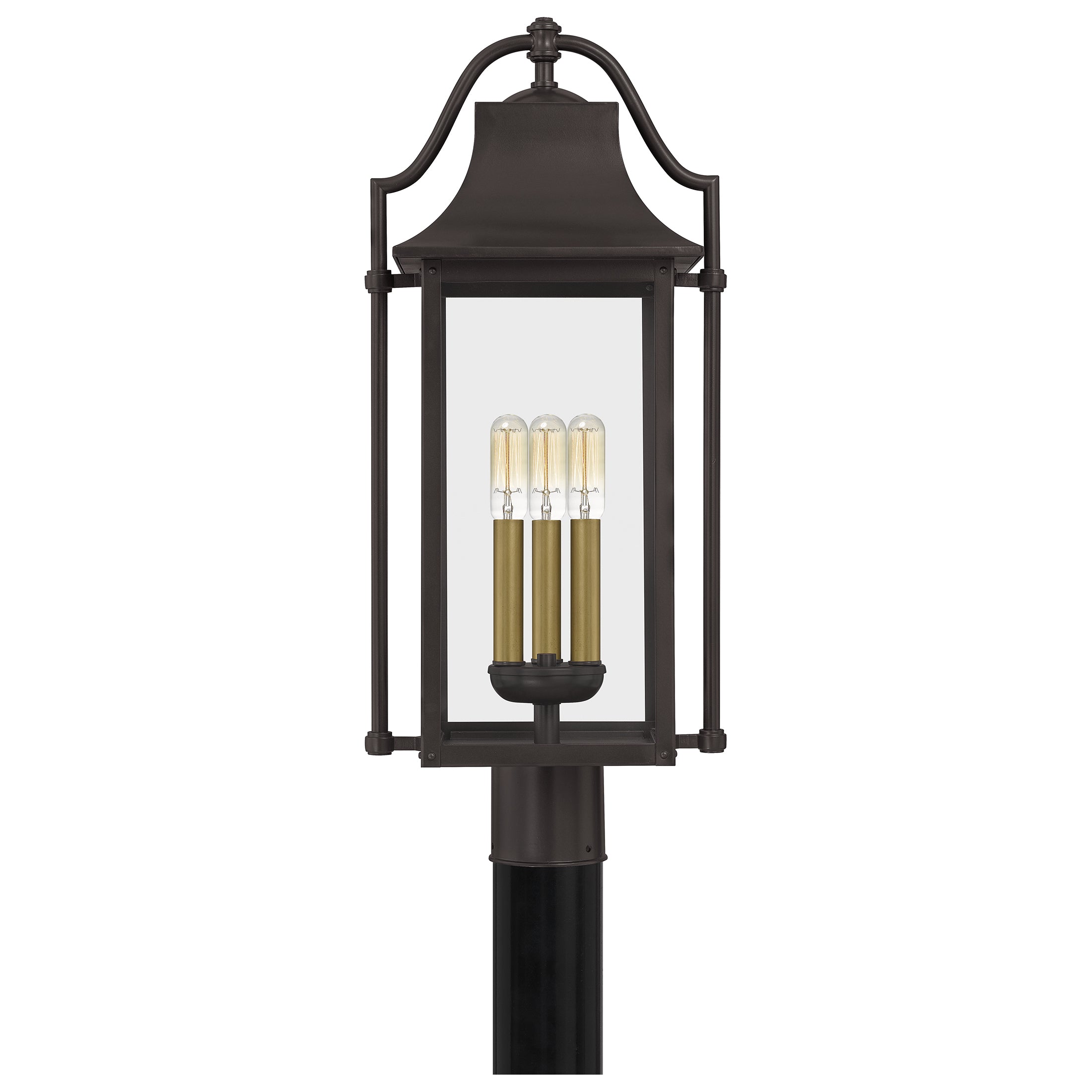 Quoizel Manning sloupová lampa Western Bronze venkovní