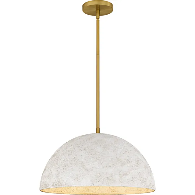 Quoizel Portia závěsné svítídlo brushed gold