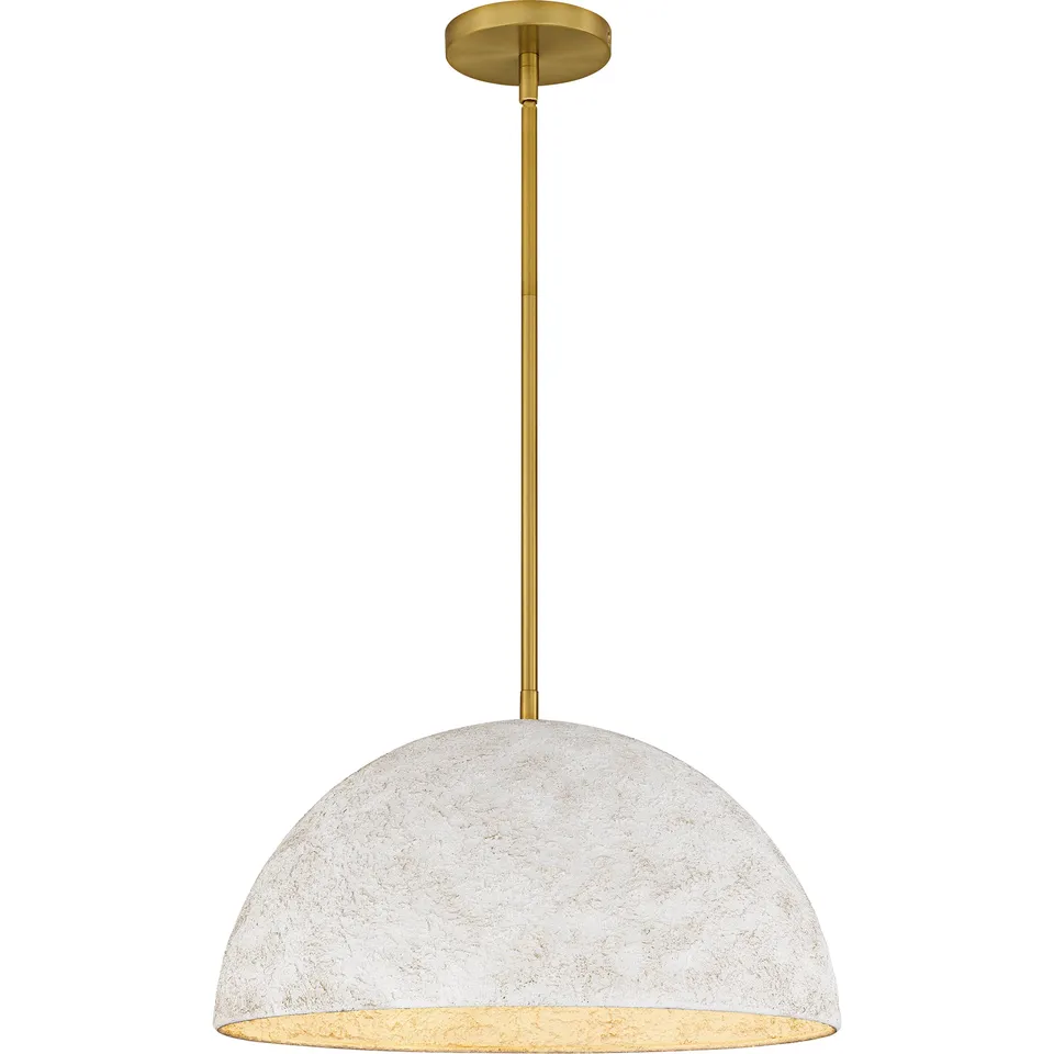 Quoizel Portia závěsné svítídlo brushed gold