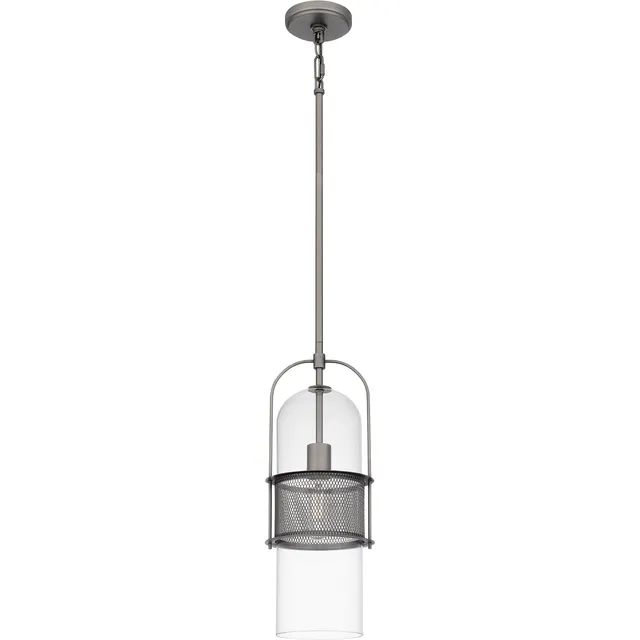 Quoizel Soffer Mini Pendant závěsné svítidlo Antique Nickel
