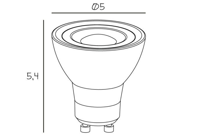 DESIGN BY US Spot Bulb LED žárovka 5W GU10
