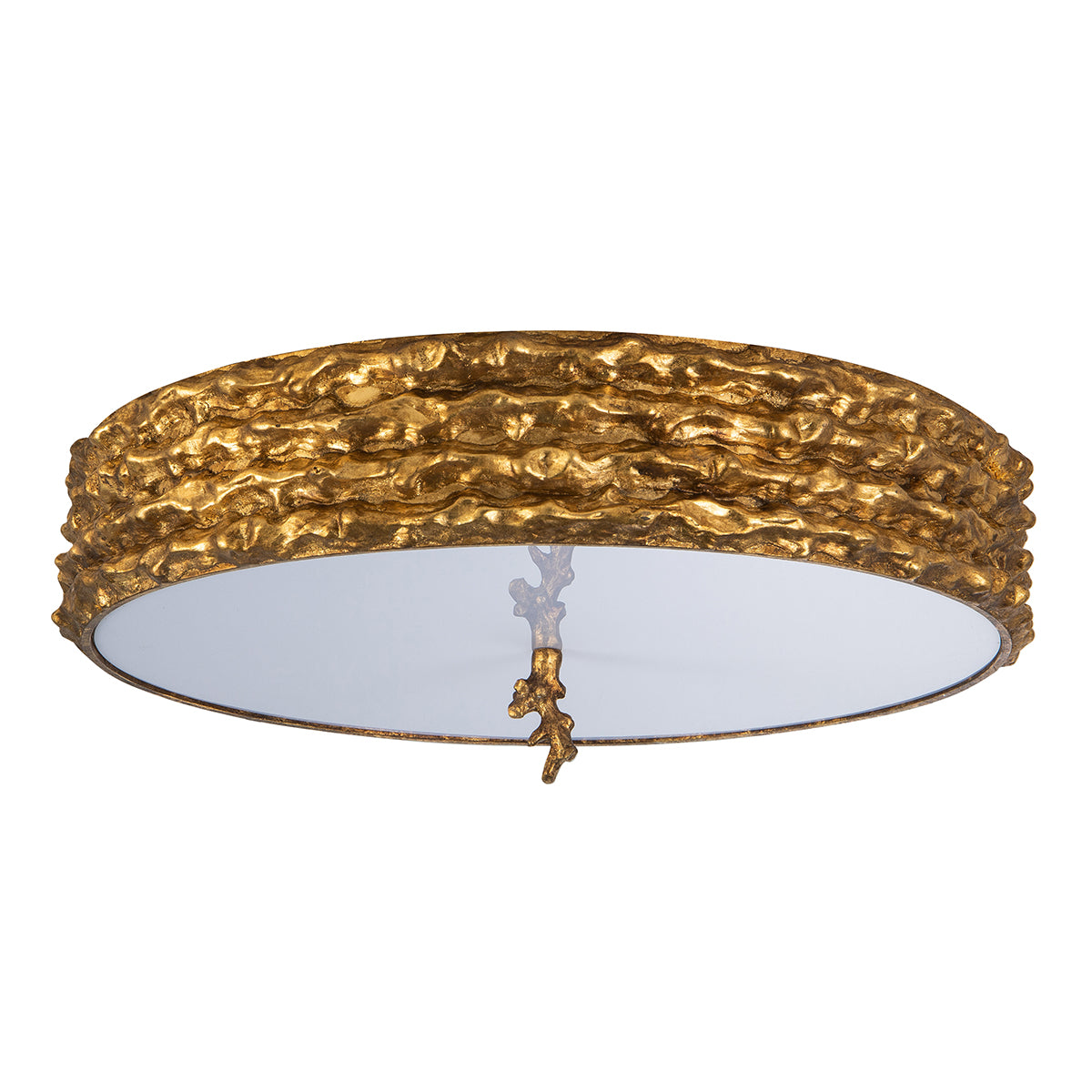 Gilded Nola Trellis 20 stropní svítidlo opálové sklo
