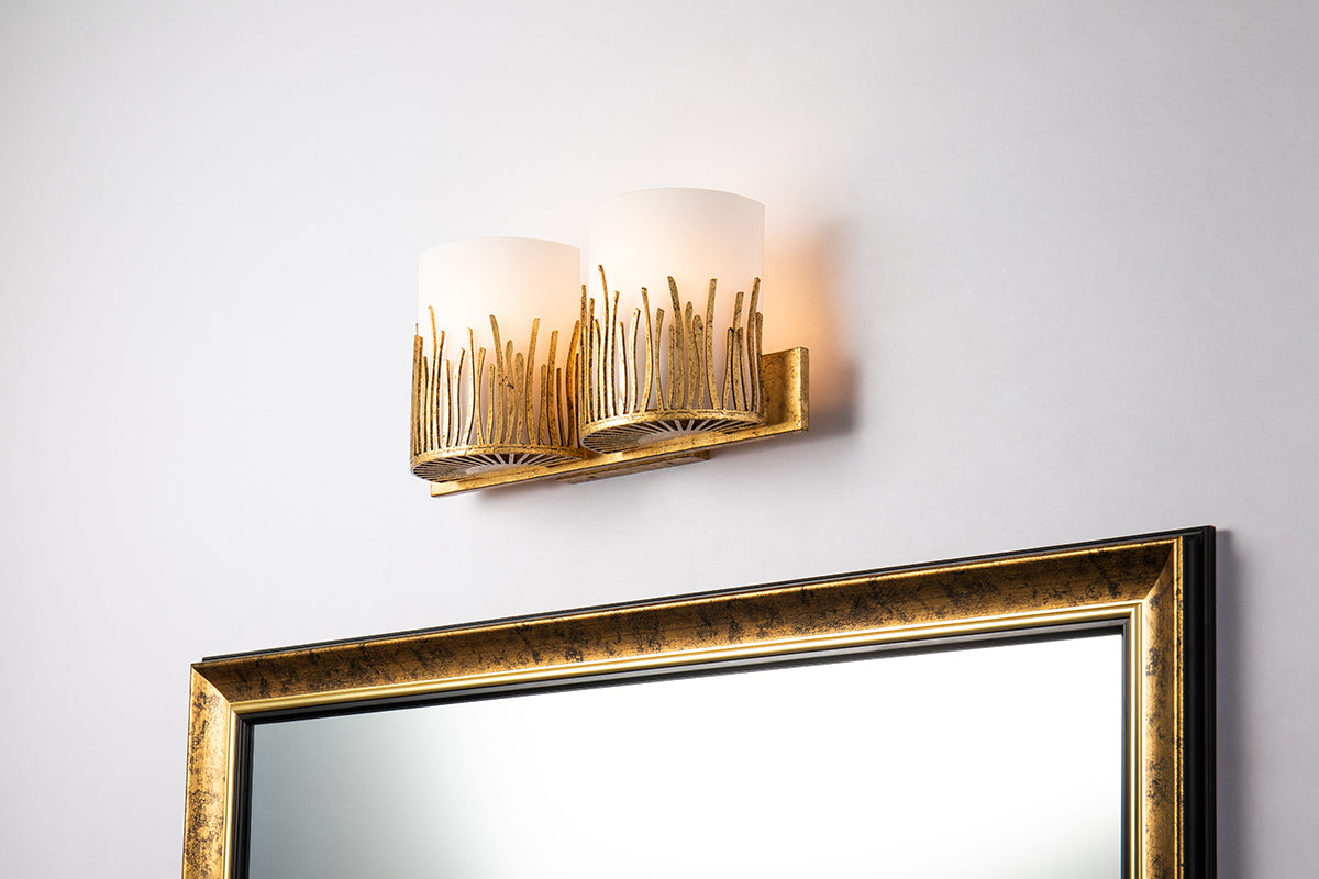 Gilded Nola Sawgrass koupelnová lampa 2 světla gold