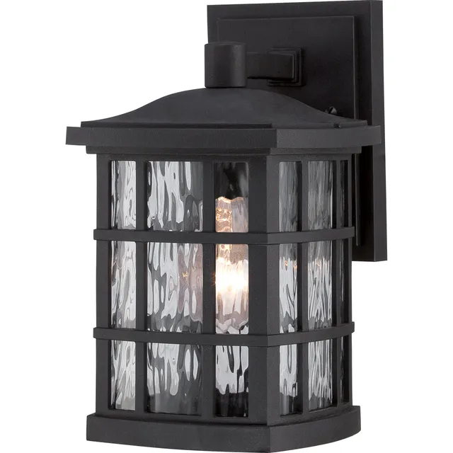 Quoizel Stonington Wall Light lampa Mystic Black 13"