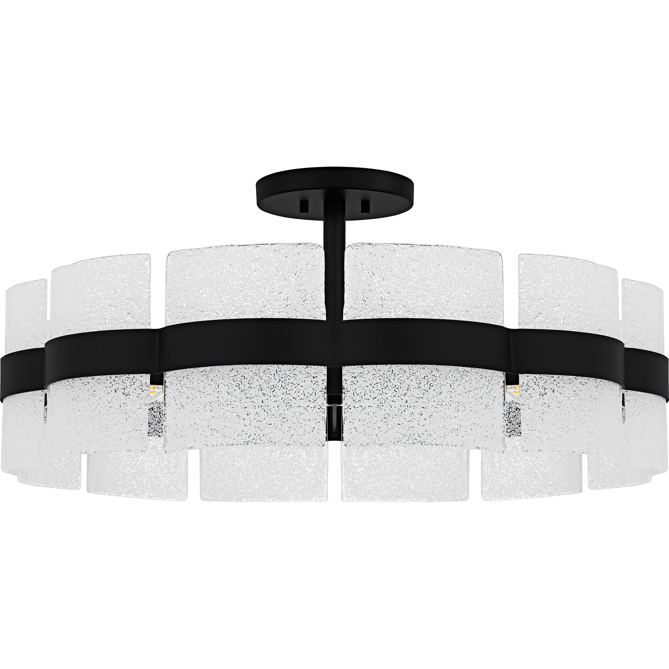 Quoizel Sweeney Semi-Flush svítidlo soft gold pískované