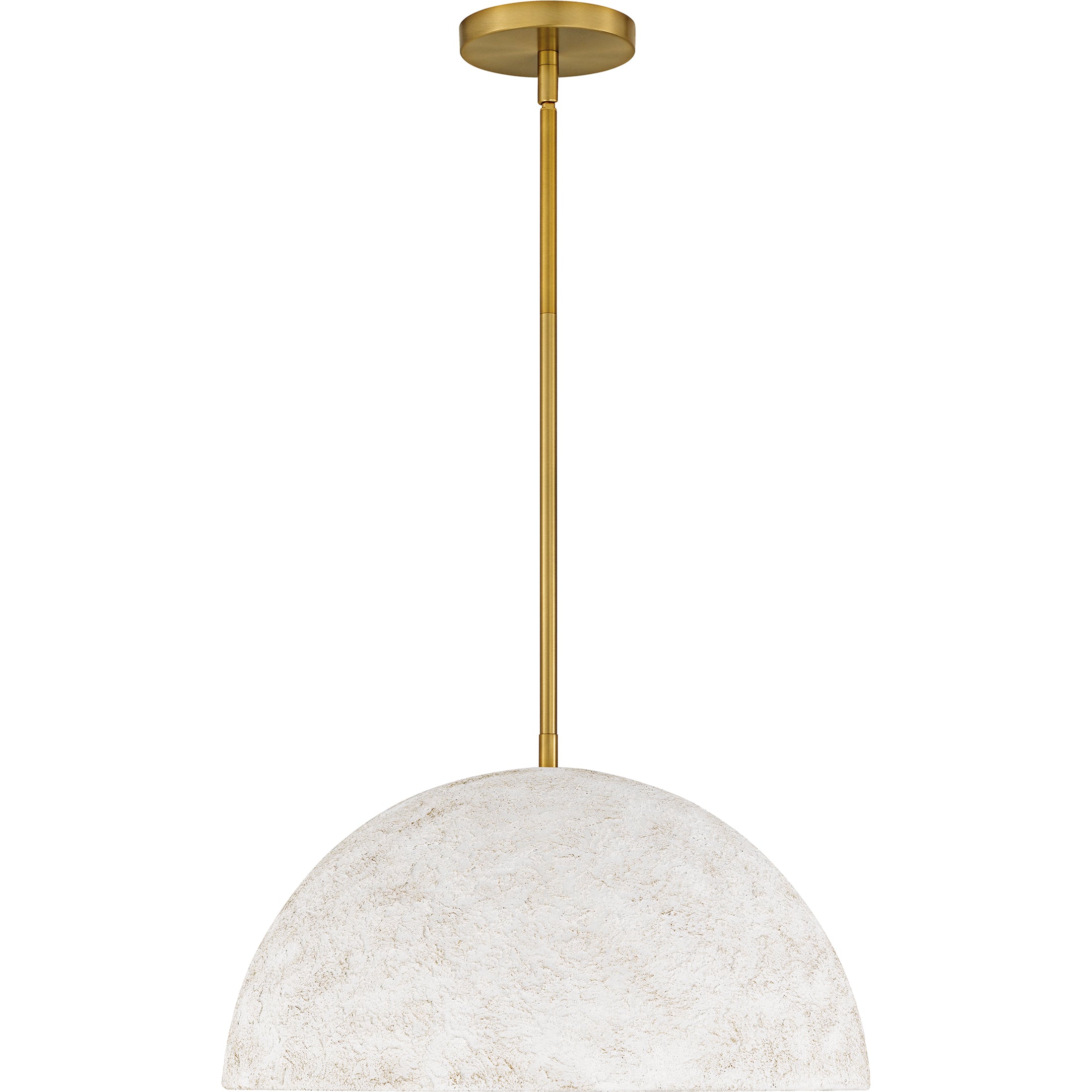 Quoizel Portia závěsné svítídlo brushed gold