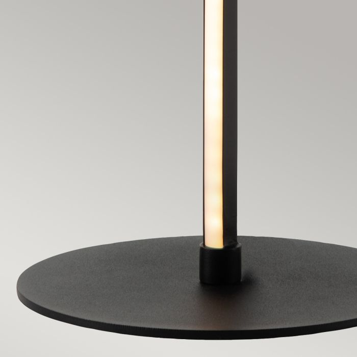 Gilded Nola Flamingo LED stolní lampa černá 6W