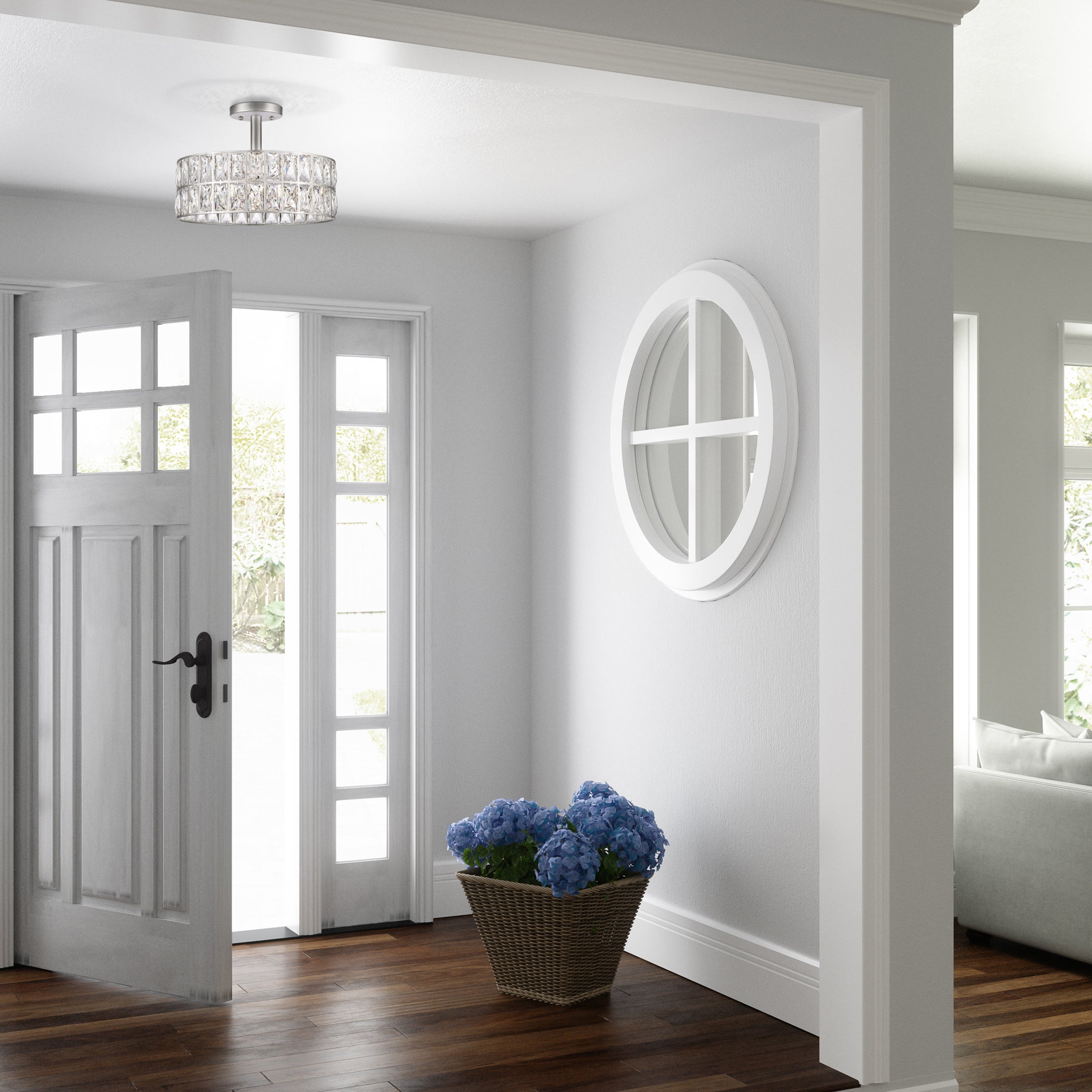 Quoizel Coffman Semi-Flush stropní svítidlo western bronze