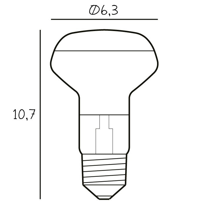 DESIGN BY US Reflector 5W LED žárovka stmívatelná teplá