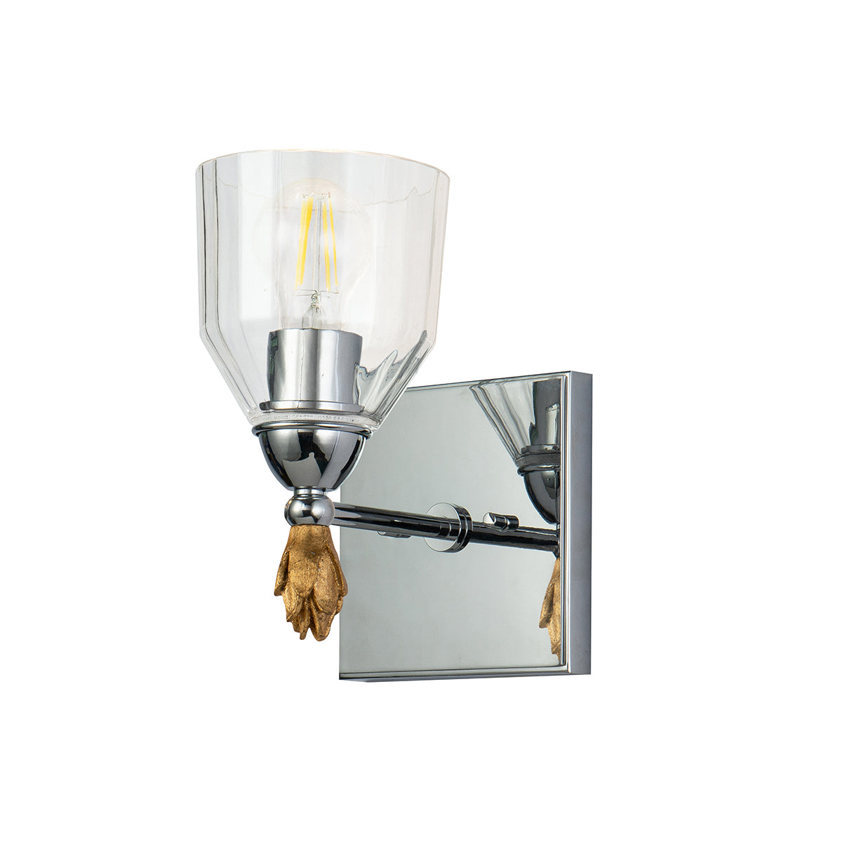 Gilded Nola Felice 1 Light koupelnové svítidlo bronzové
