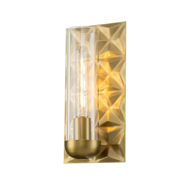 Gilded Nola Alpha 1 Light nástěnné svítidlo mosaz