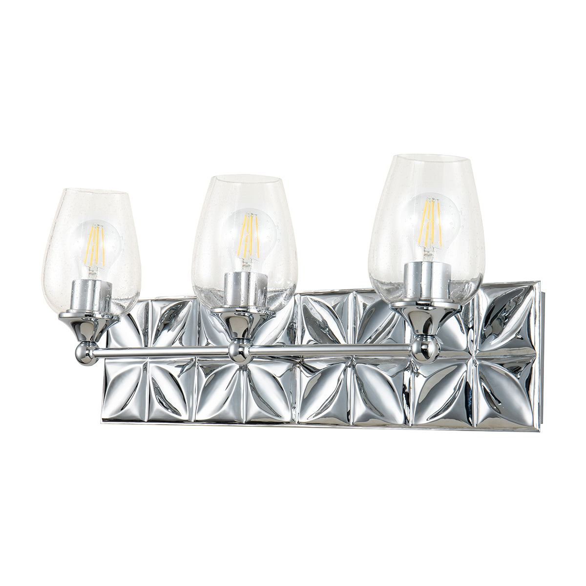 Gilded Nola Epsilon 3 Light koupelnové svítídlo chrom