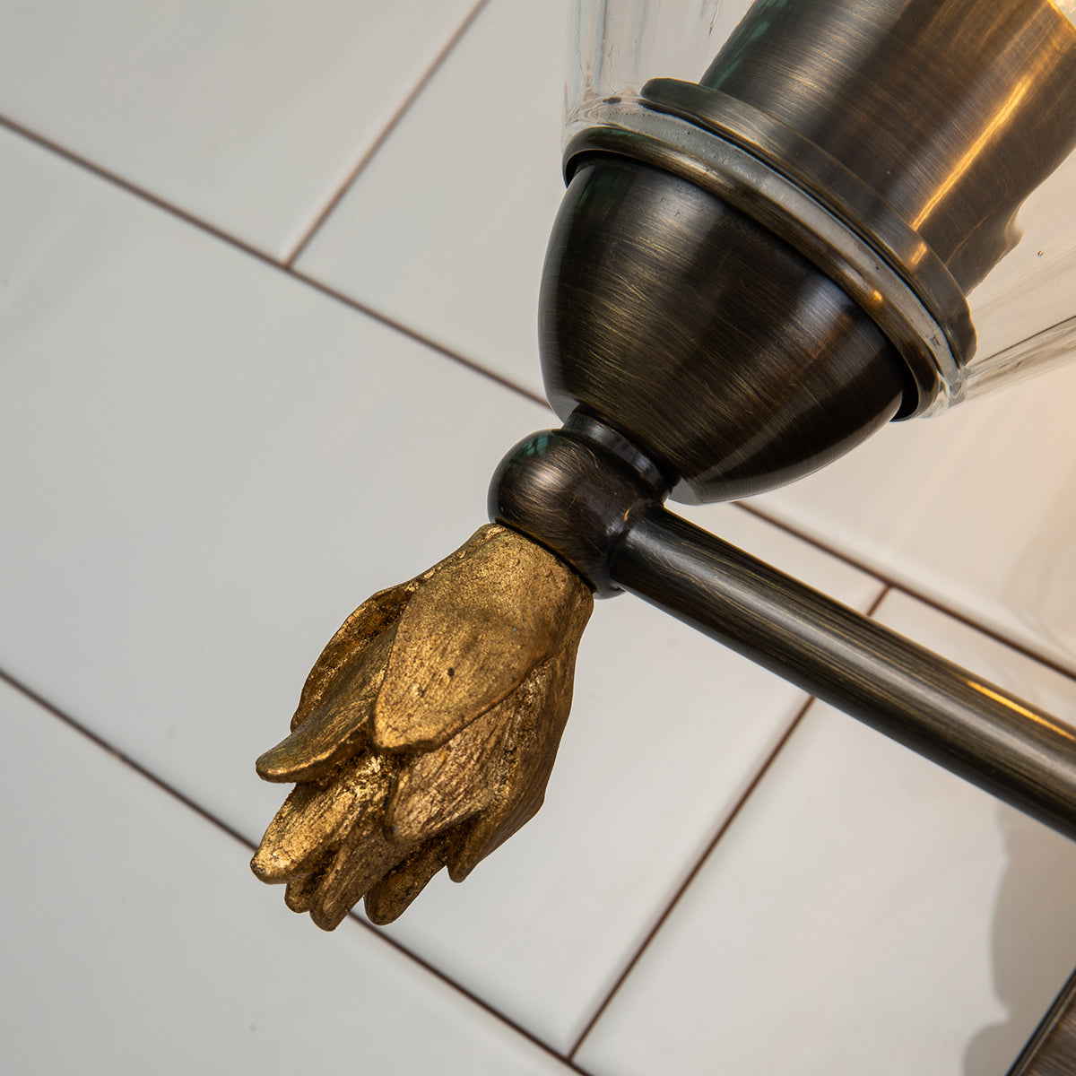Gilded Nola Felice koupelnové svítidlo 2 světla sklo