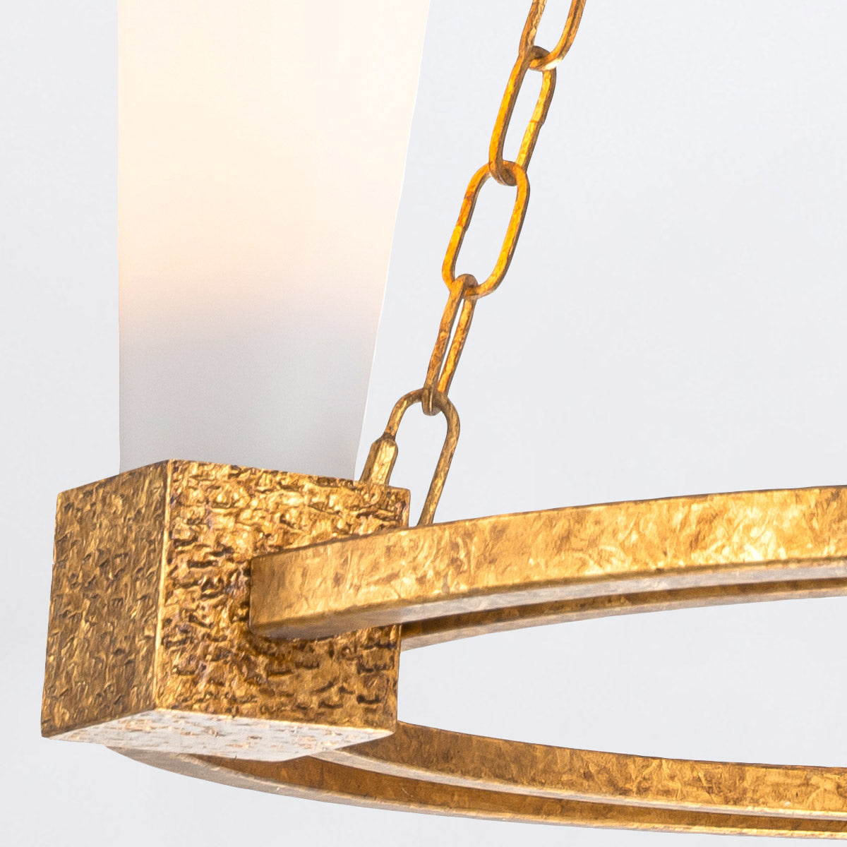 Gilded Nola Kristy 3světelný lustr antique gold