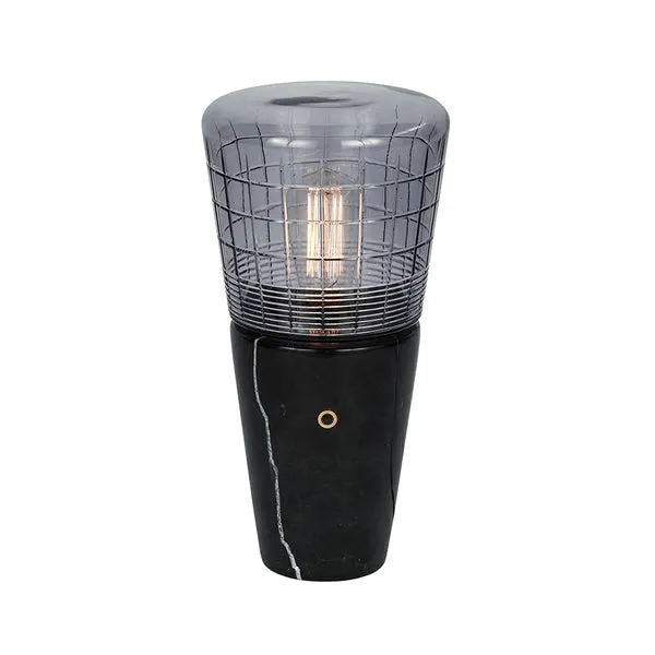 DESIGN BY US Blender stolní lampa černý mramor