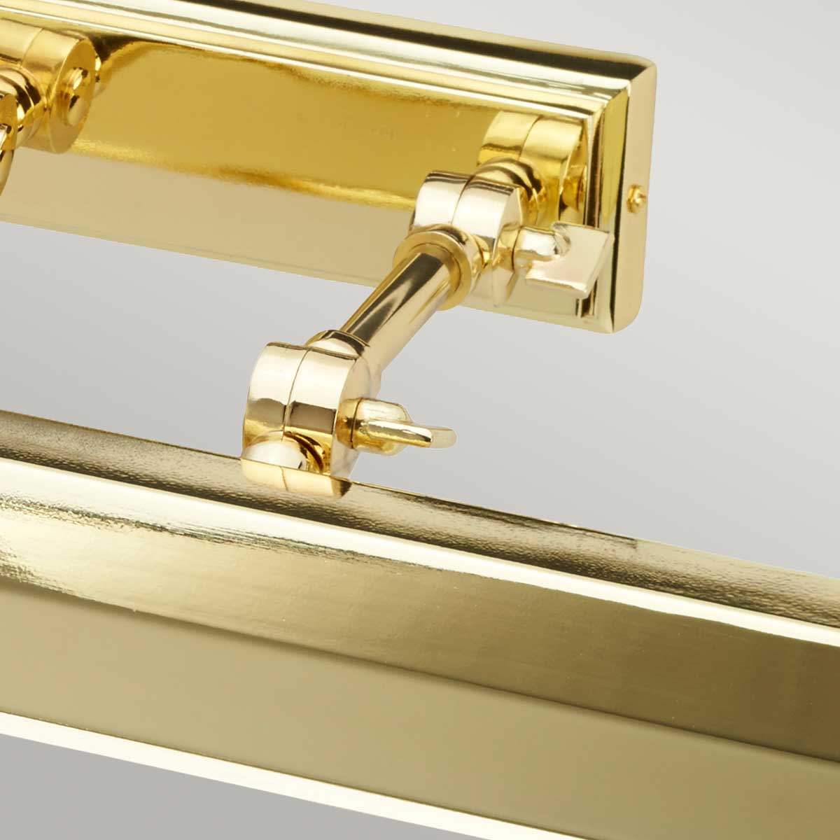 Gilded Nola Chawton Large 4 Light obrazové světlo leštěná mosaz