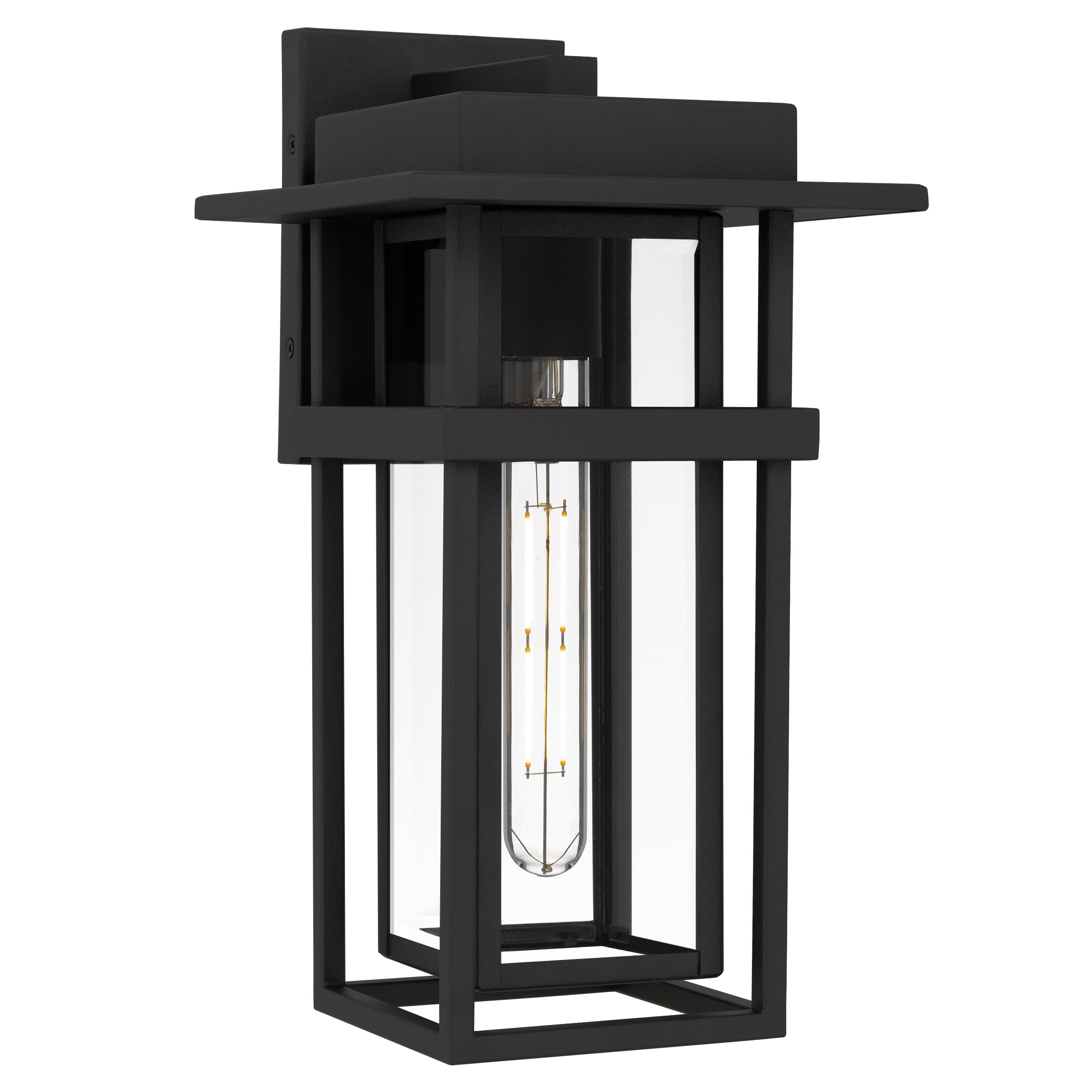 Quoizel Morgan venkovní nástěnná lucerna earth black 46 cm