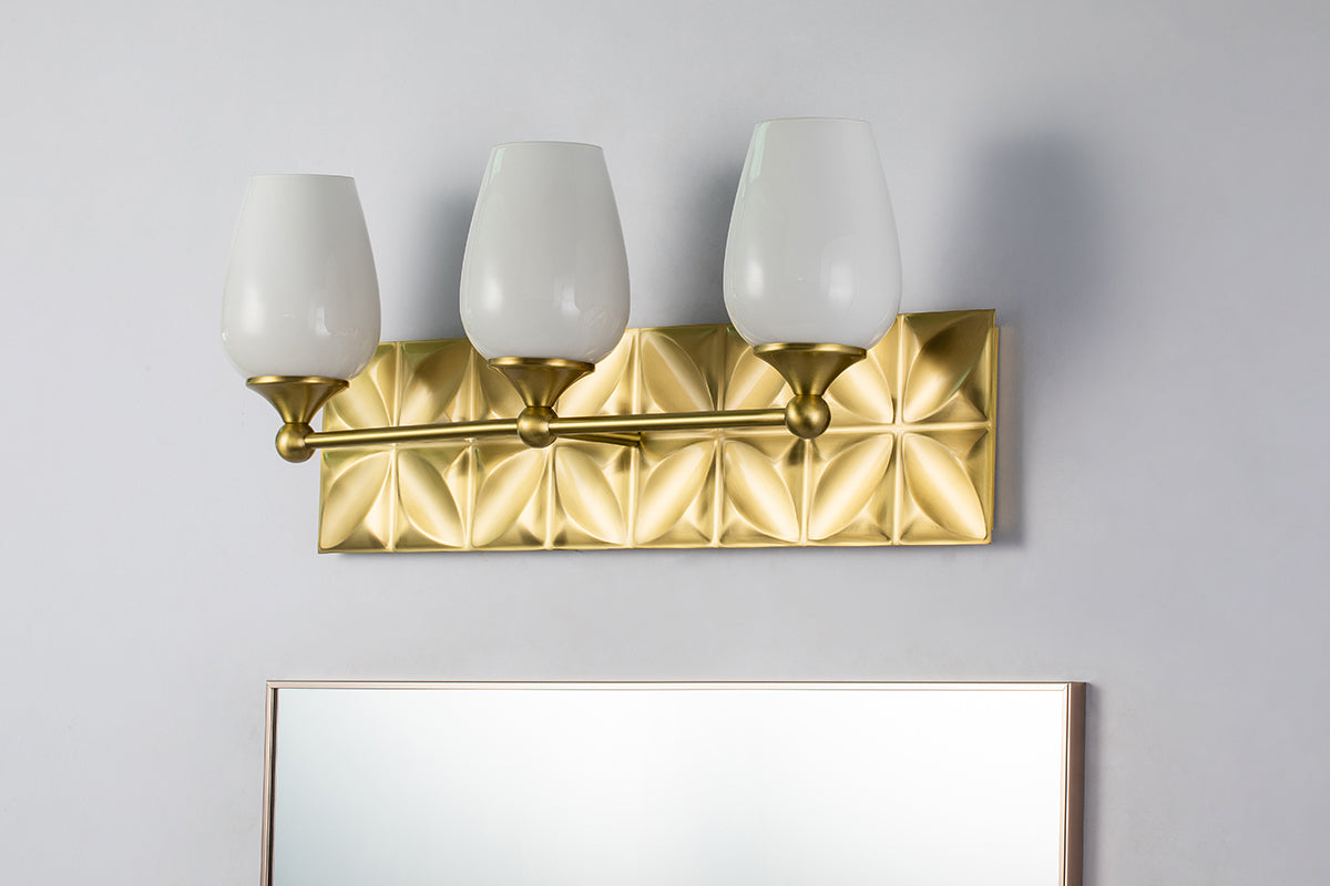 Gilded Nola Epsilon 3 Light svítidlo mosaz opál