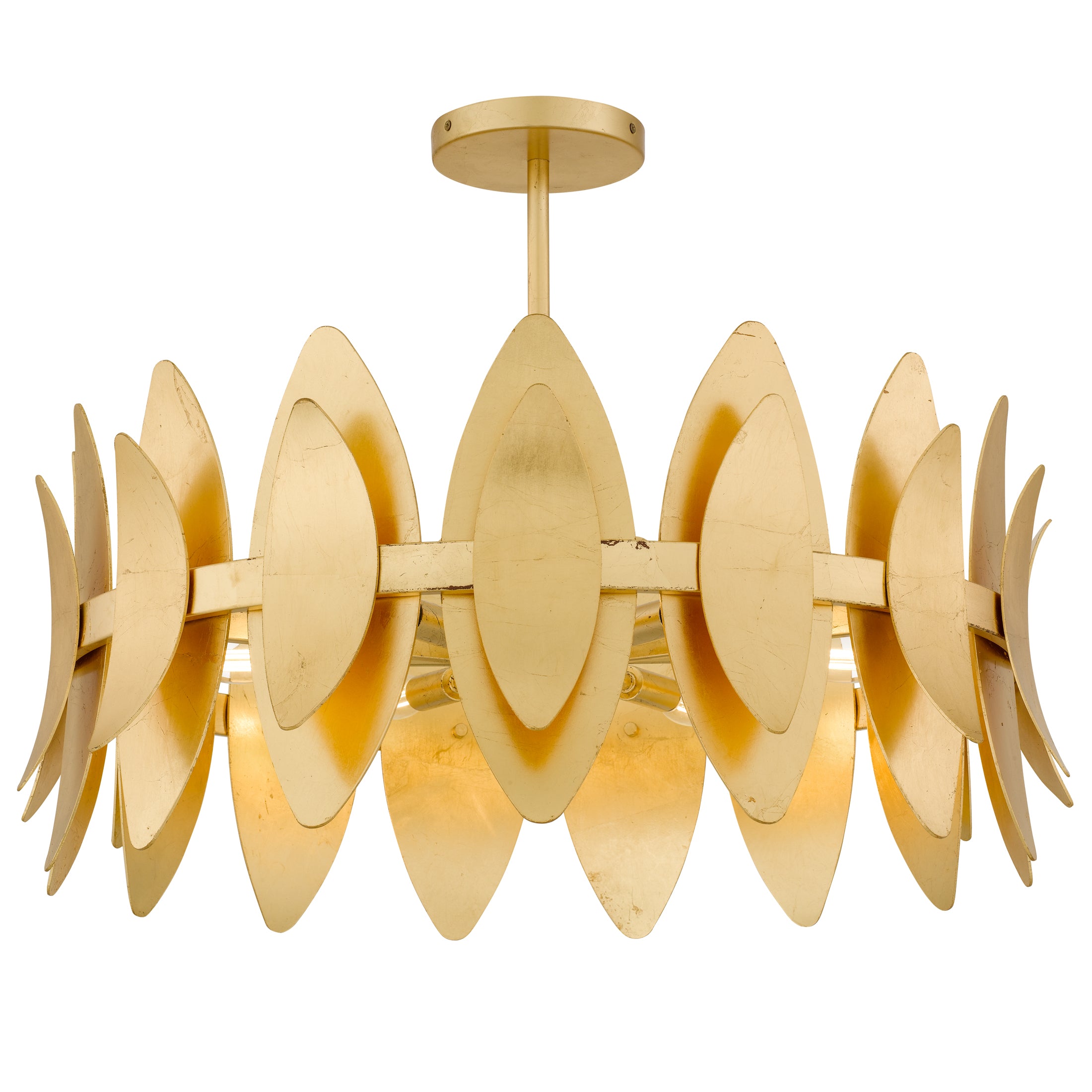 Quoizel Hayley Convertible Pendant závěsné svítidlo zlatá