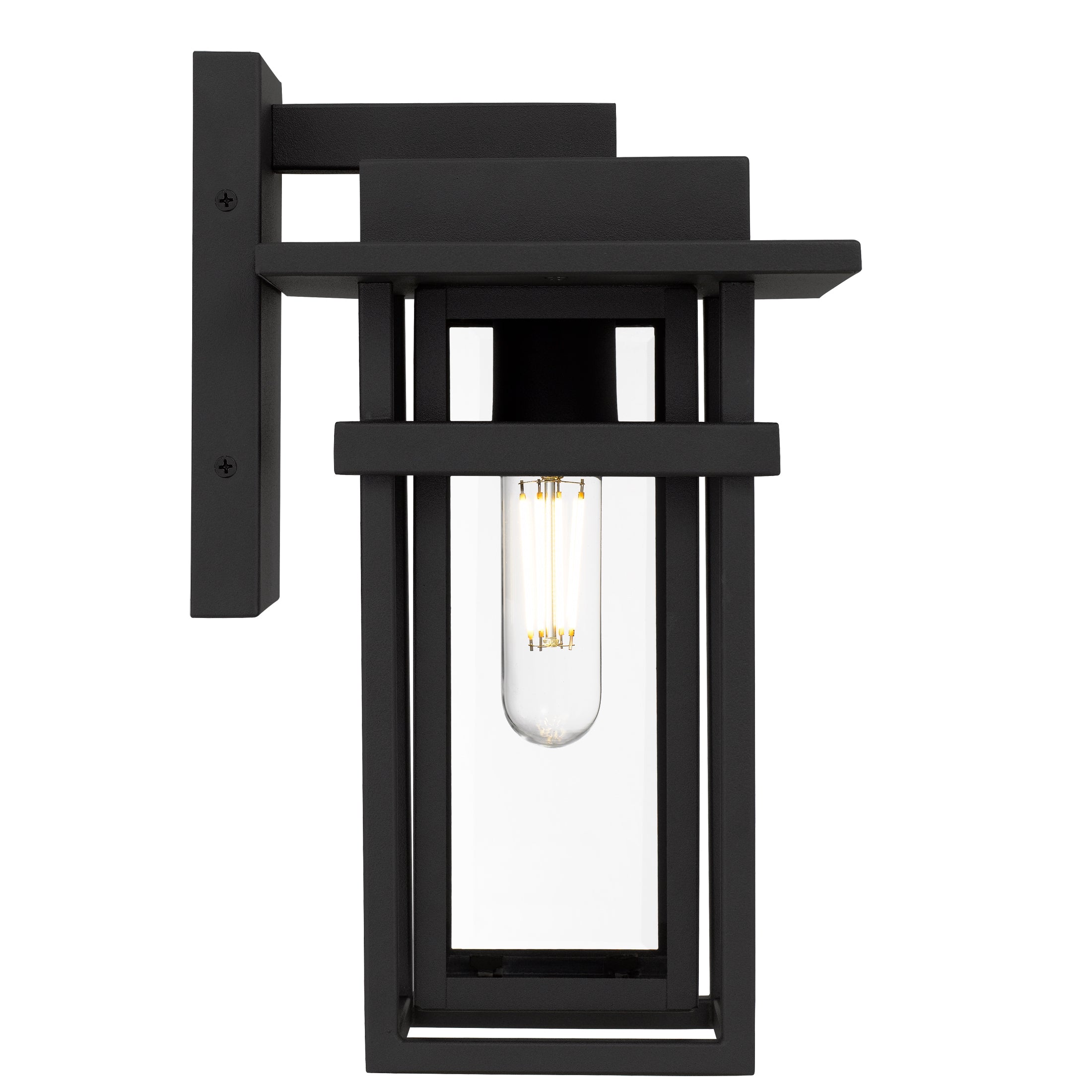 Quoizel Morgan venkovní nástěnná lucerna earth black 46 cm