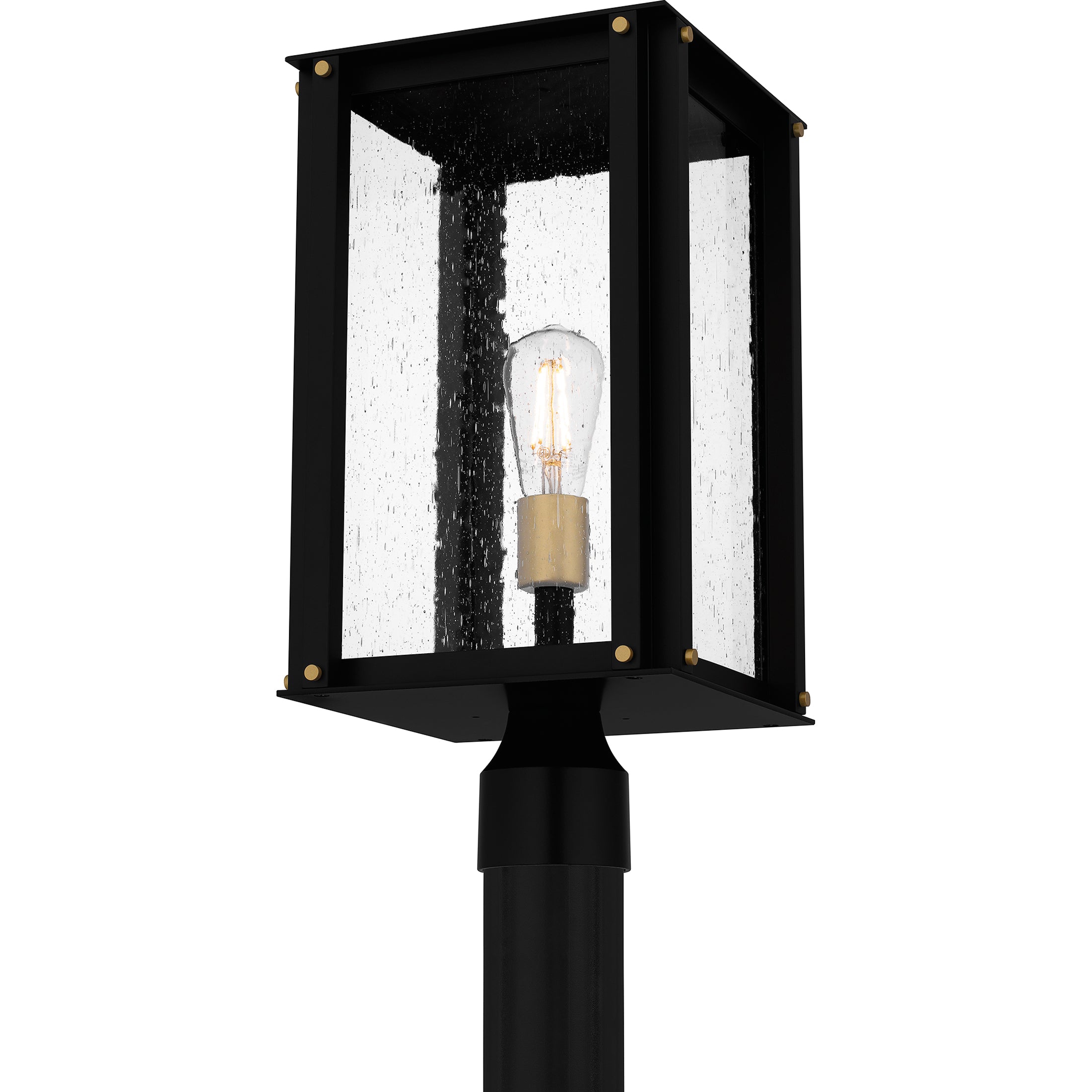 Quoizel Robbins Post Light sloupová lampa černá seedy