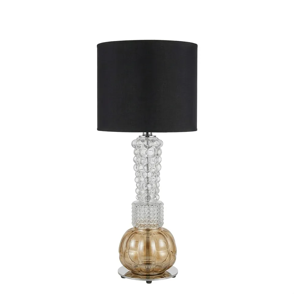 DESIGN BY US Micro Vintage stolní lampa ruční skleněné stínítko
