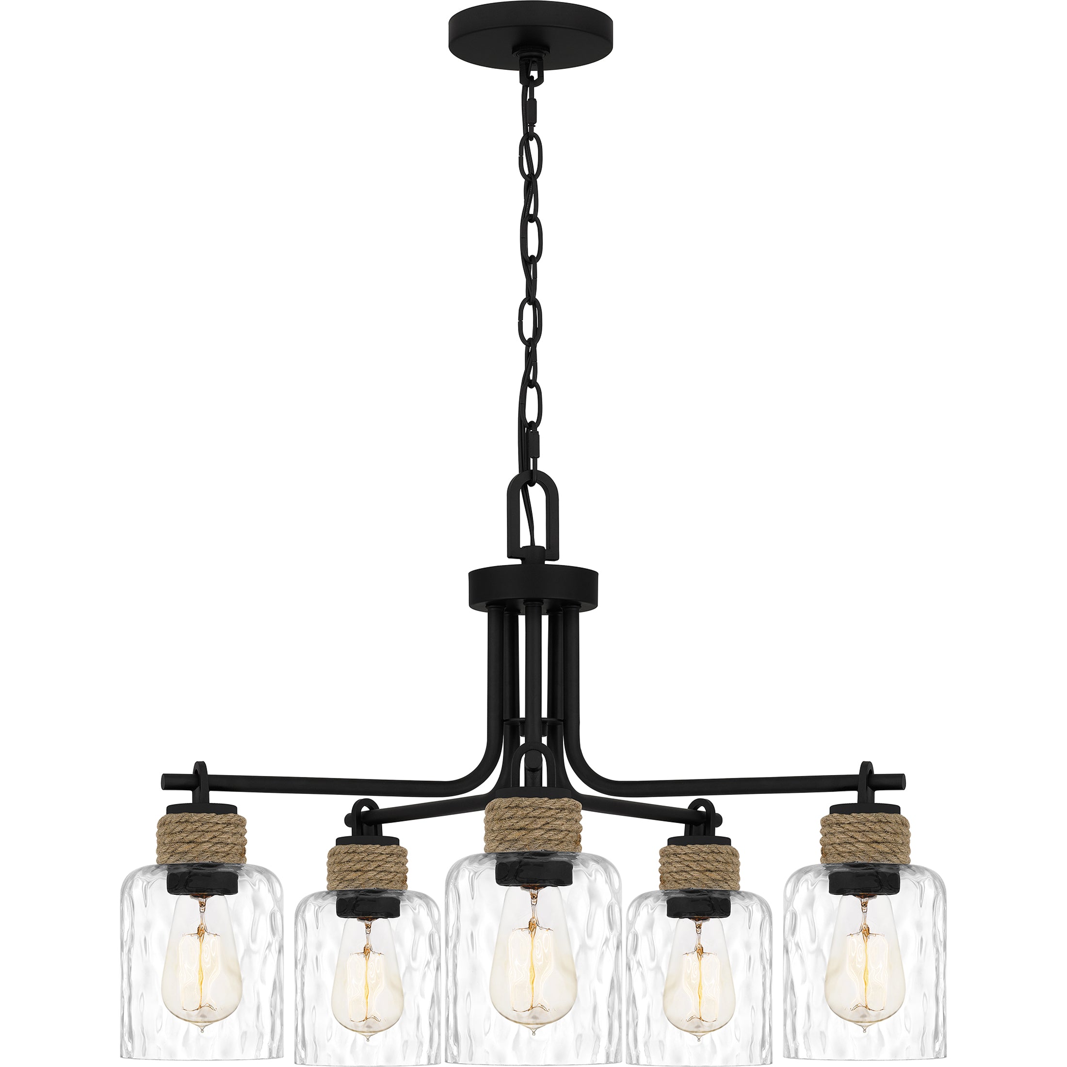 Quoizel Baltic Chandelier lustr s vodním sklem