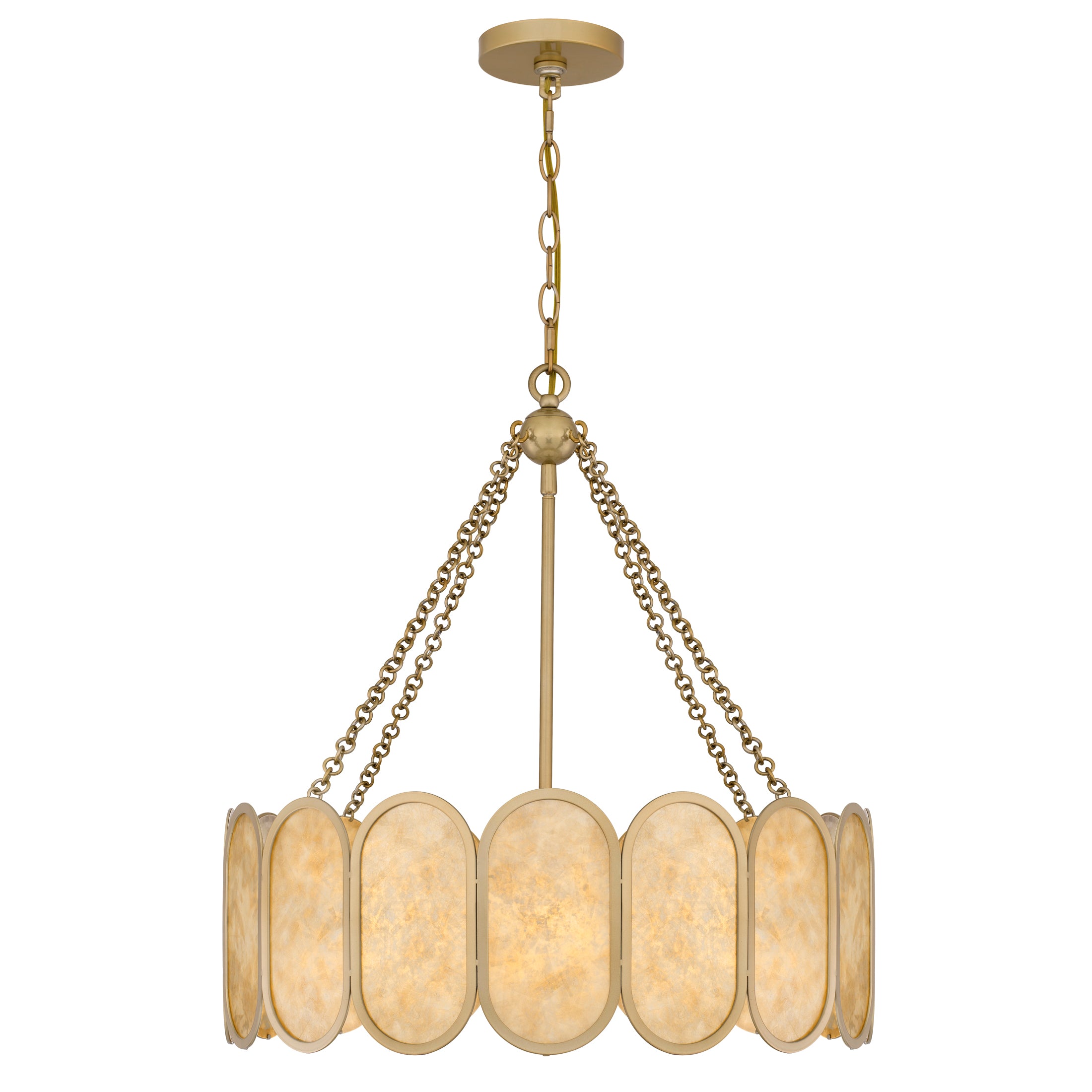 Quoizel Amalia závěsné svítidlo Light Gold slídové