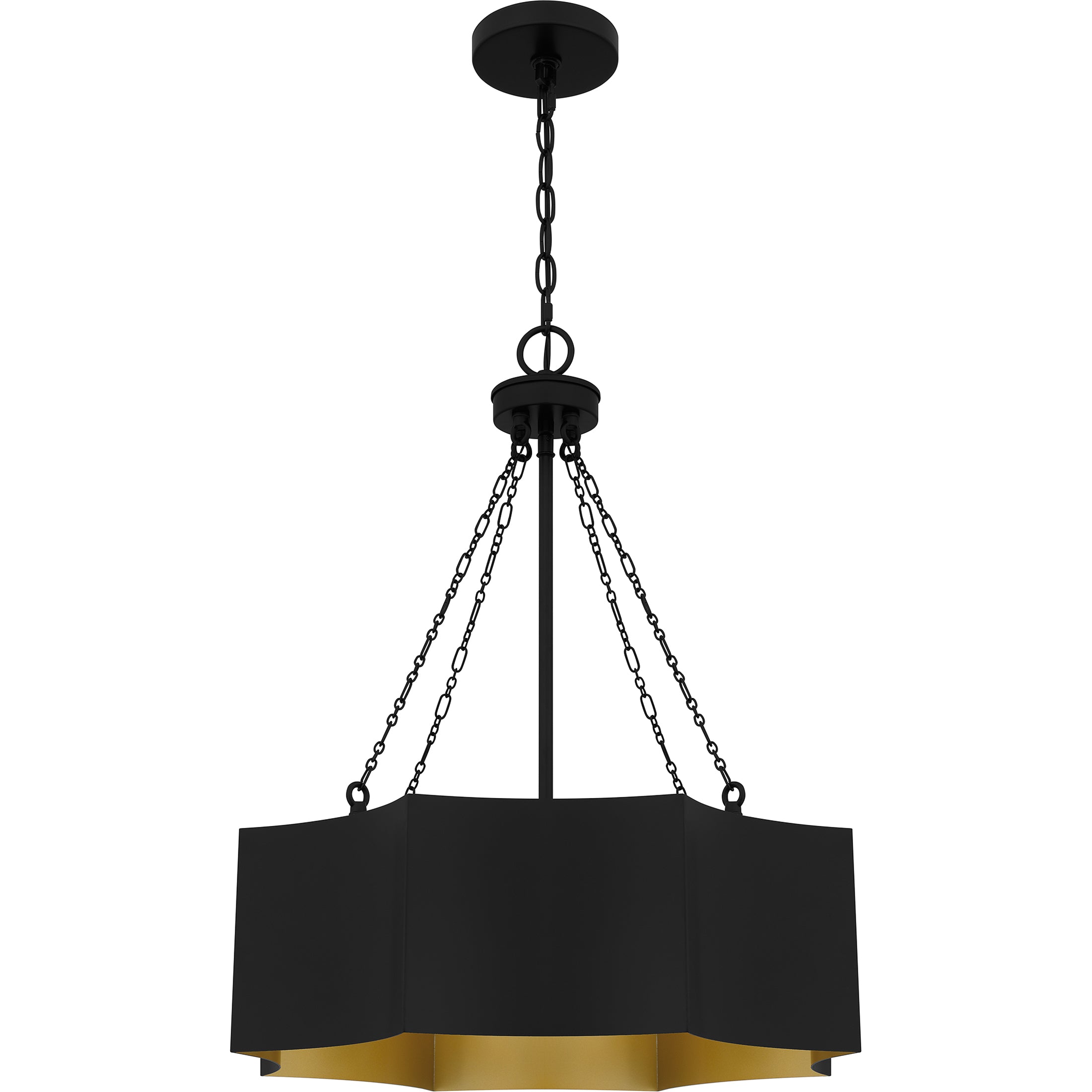 Quoizel Zyler Pendant závěsné svítidlo matte black kovové