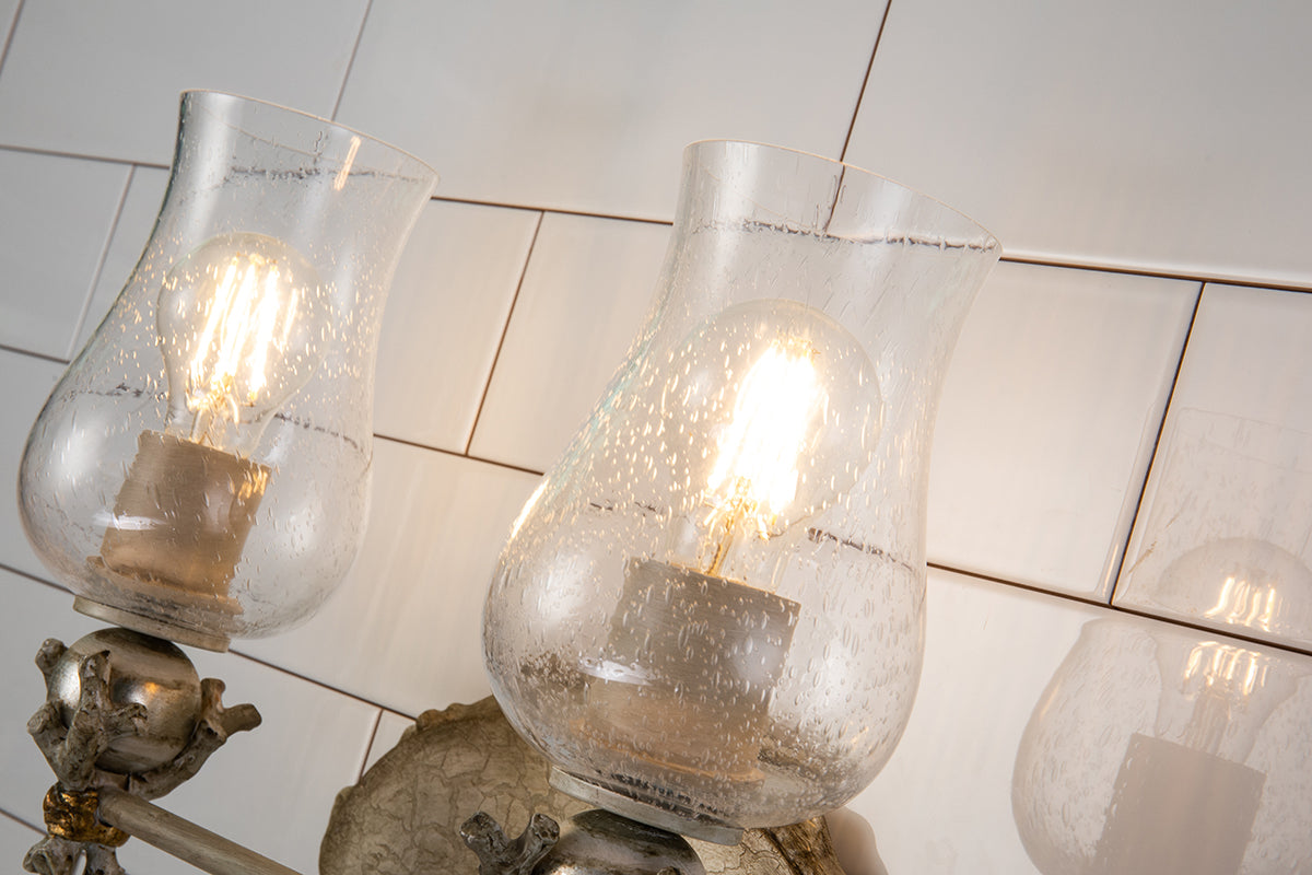 Gilded Nola Trellis 2 Light Bath Bar koupelnové svítidlo putty