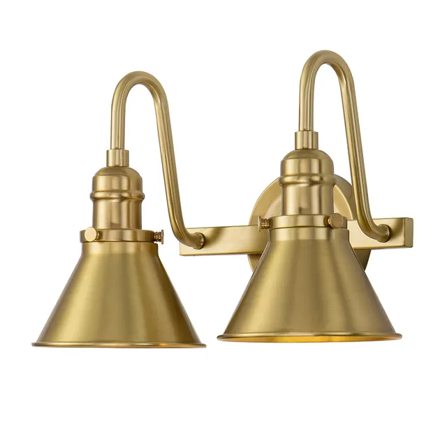 Gilded Nola Provence 2 Light koupelnové svítídlo retro