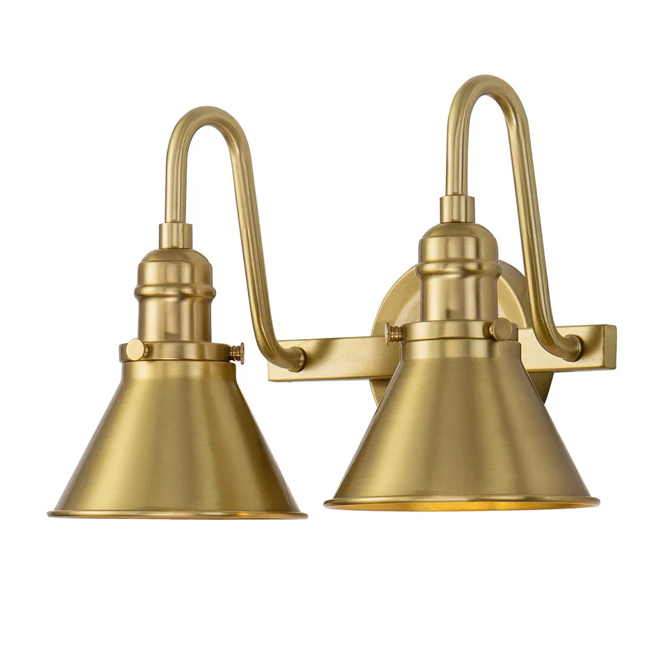 Gilded Nola Provence 2 Light koupelnové svítídlo retro