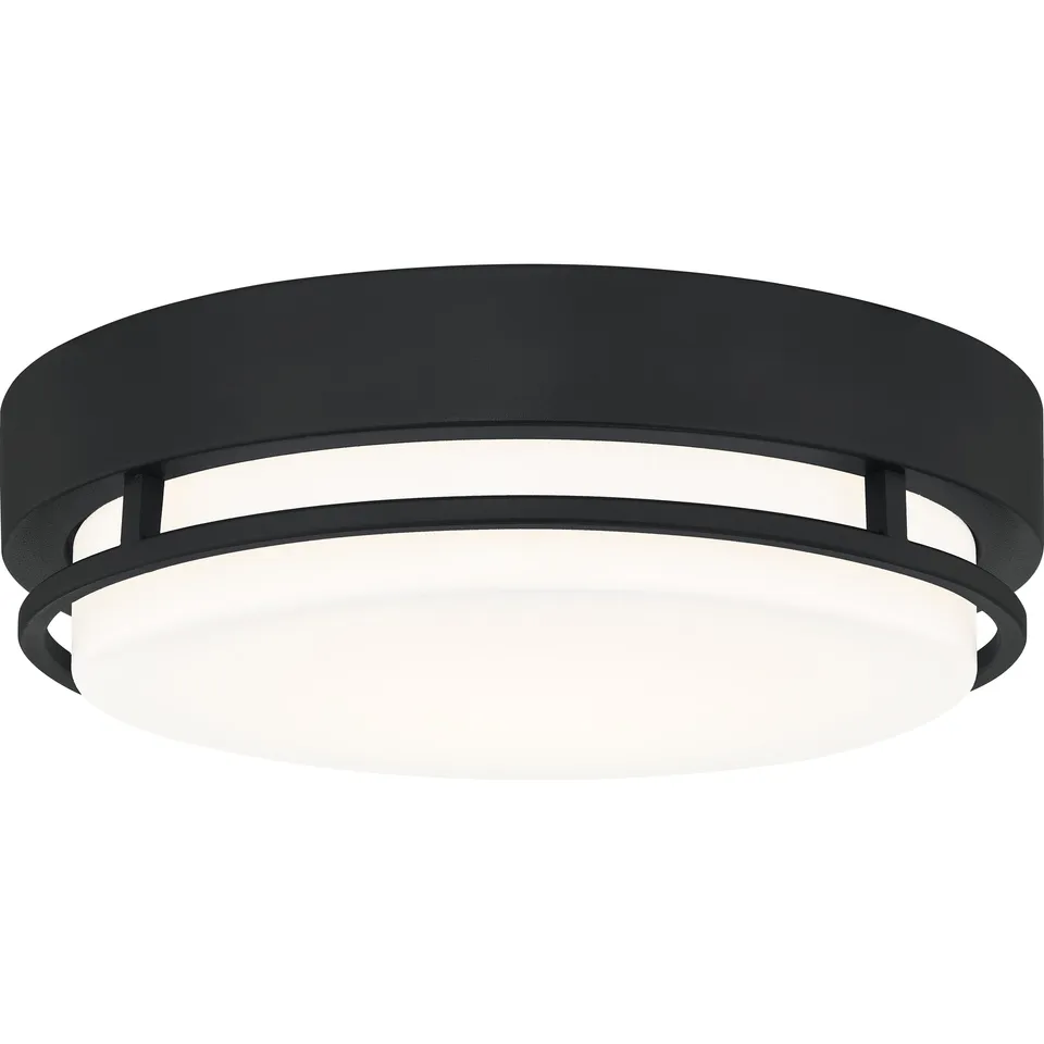Quoizel Hale stropní svítídlo 12" earth black LED